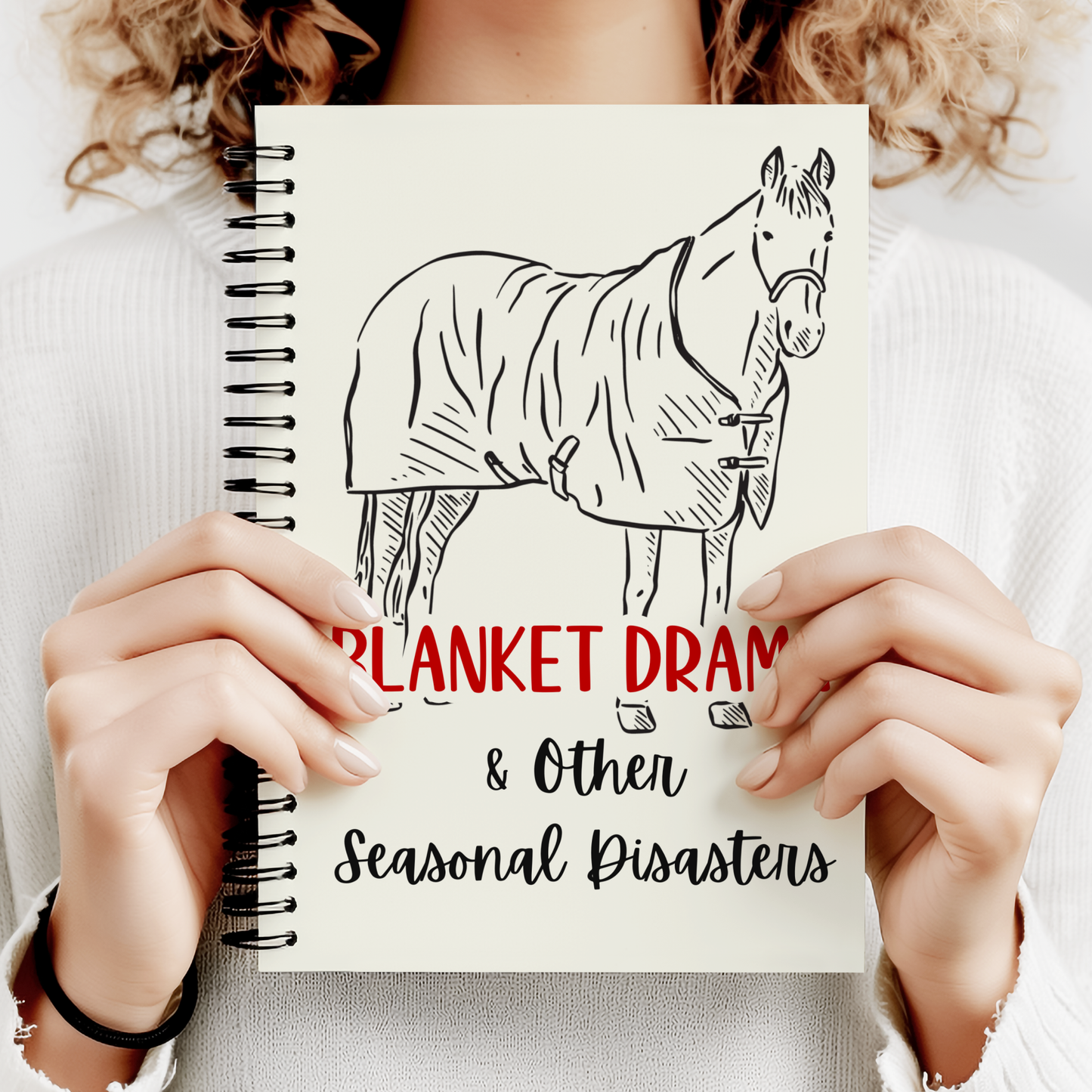 Horse Barn Spiral Notebook