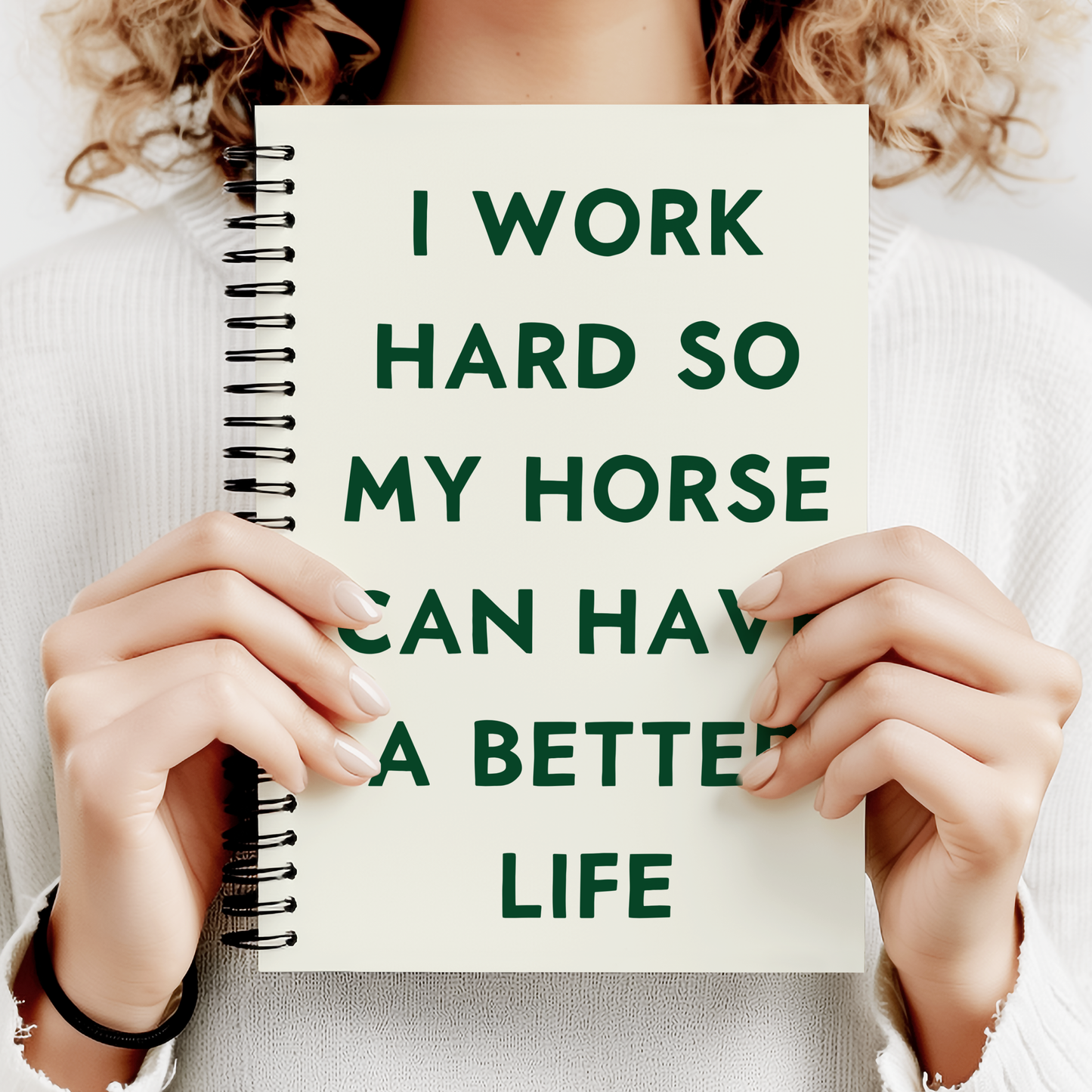 Funny Horse Owner Spiral Notebook