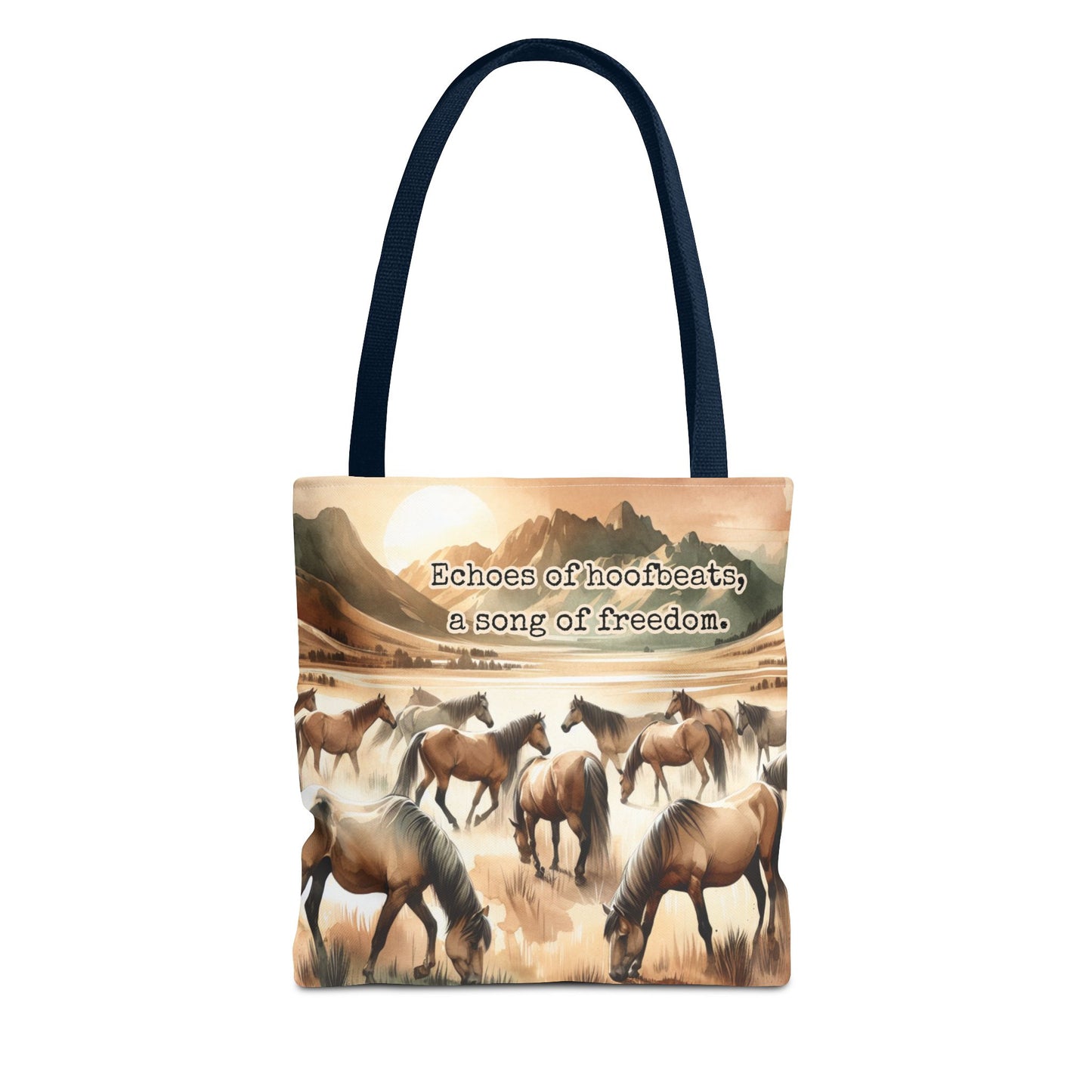 Wild Horse Sunrise Tote Bag