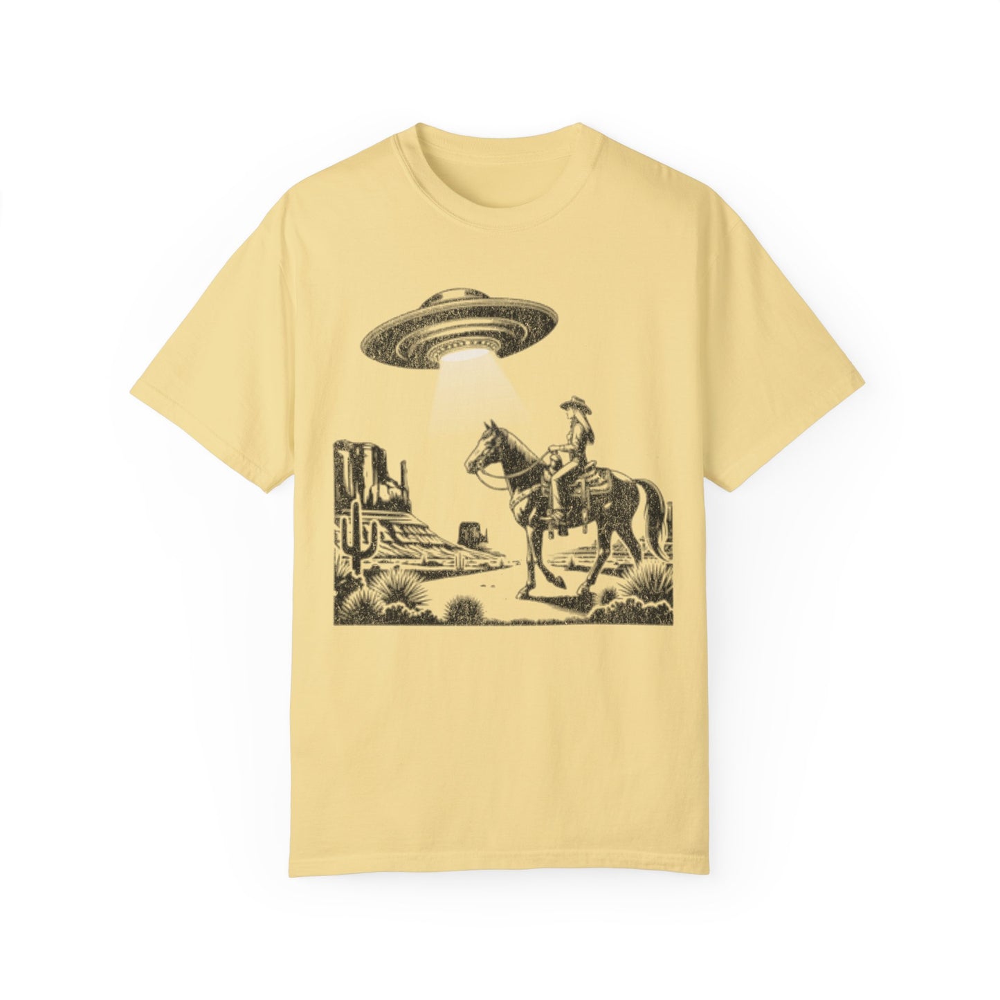 Western cowgirl UFO shirt