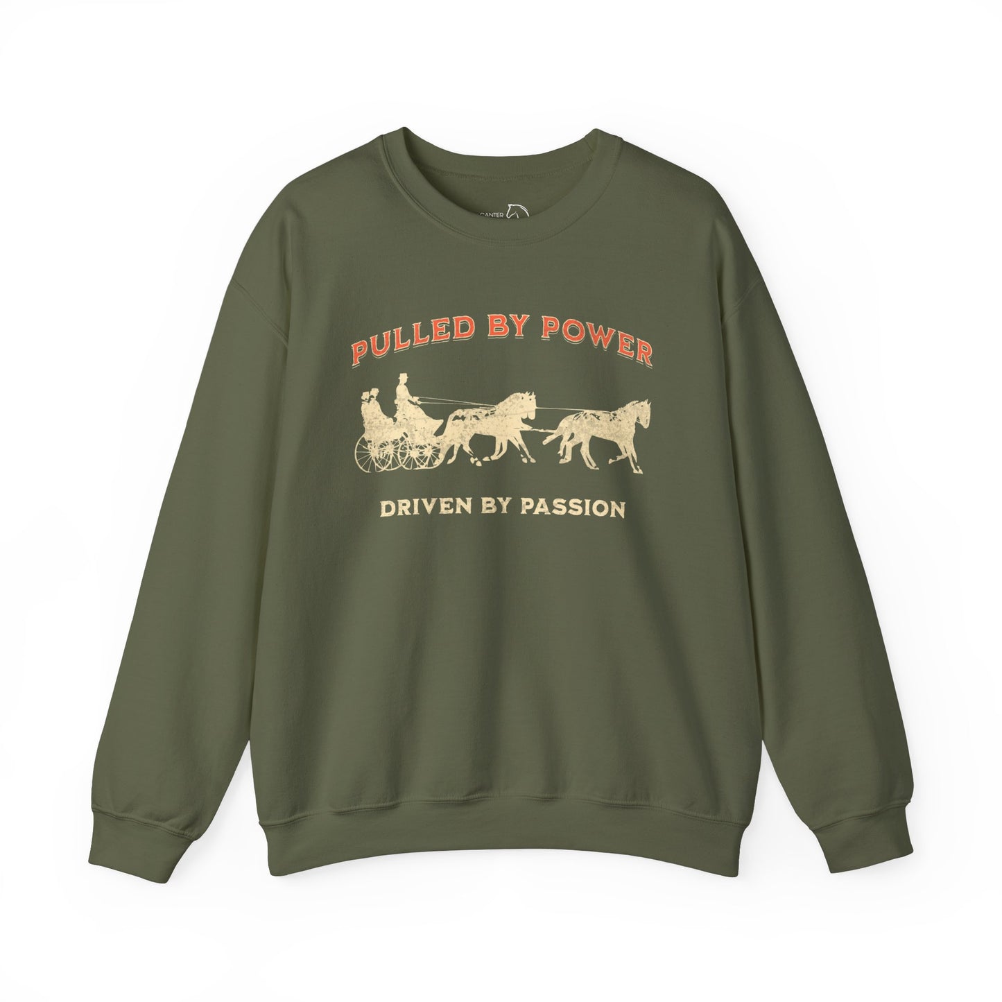 Horse driving sweatshirt