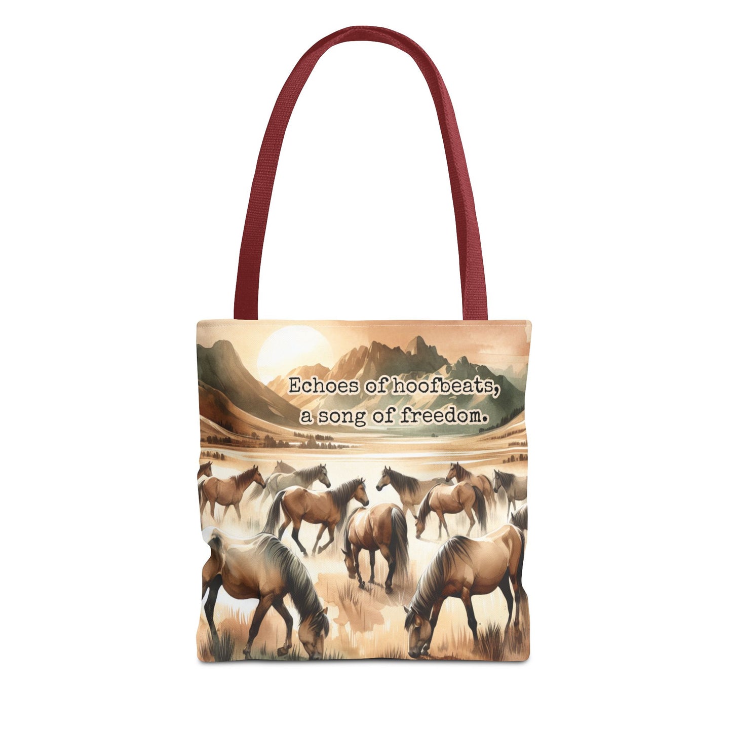 Wild Horse Sunrise Tote Bag