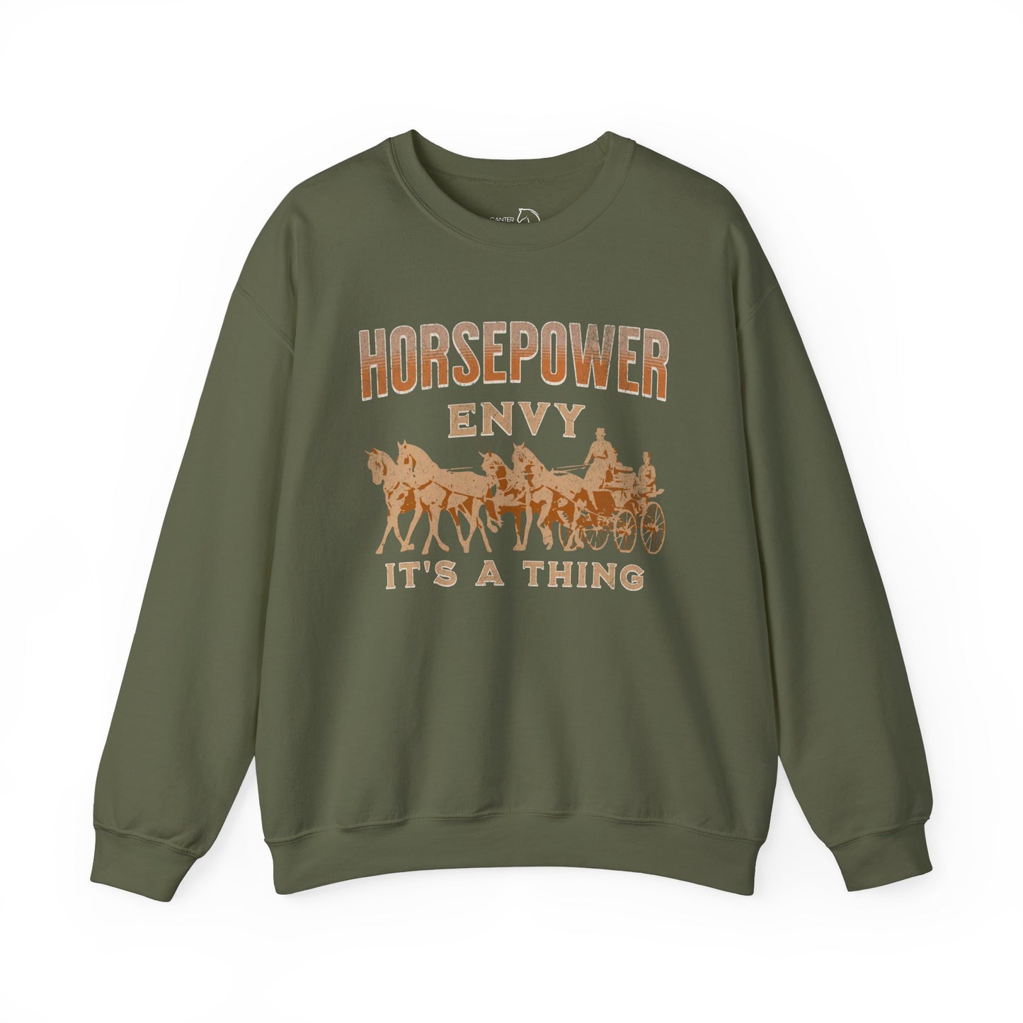 Horse driving sweatshirt