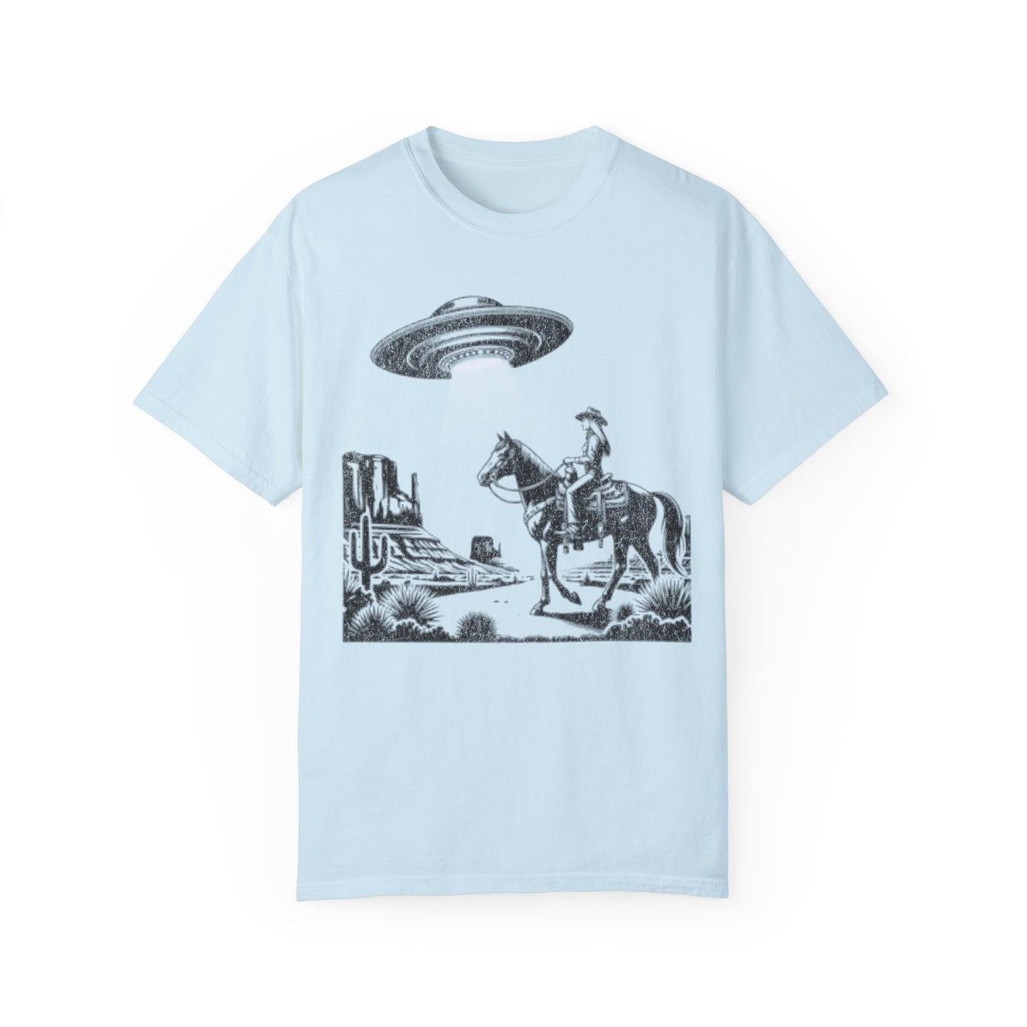 Western cowgirl UFO shirt