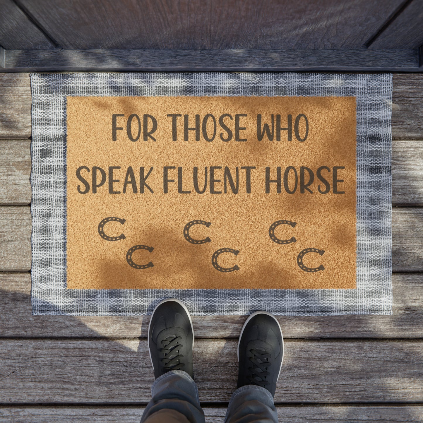 Barn doormat