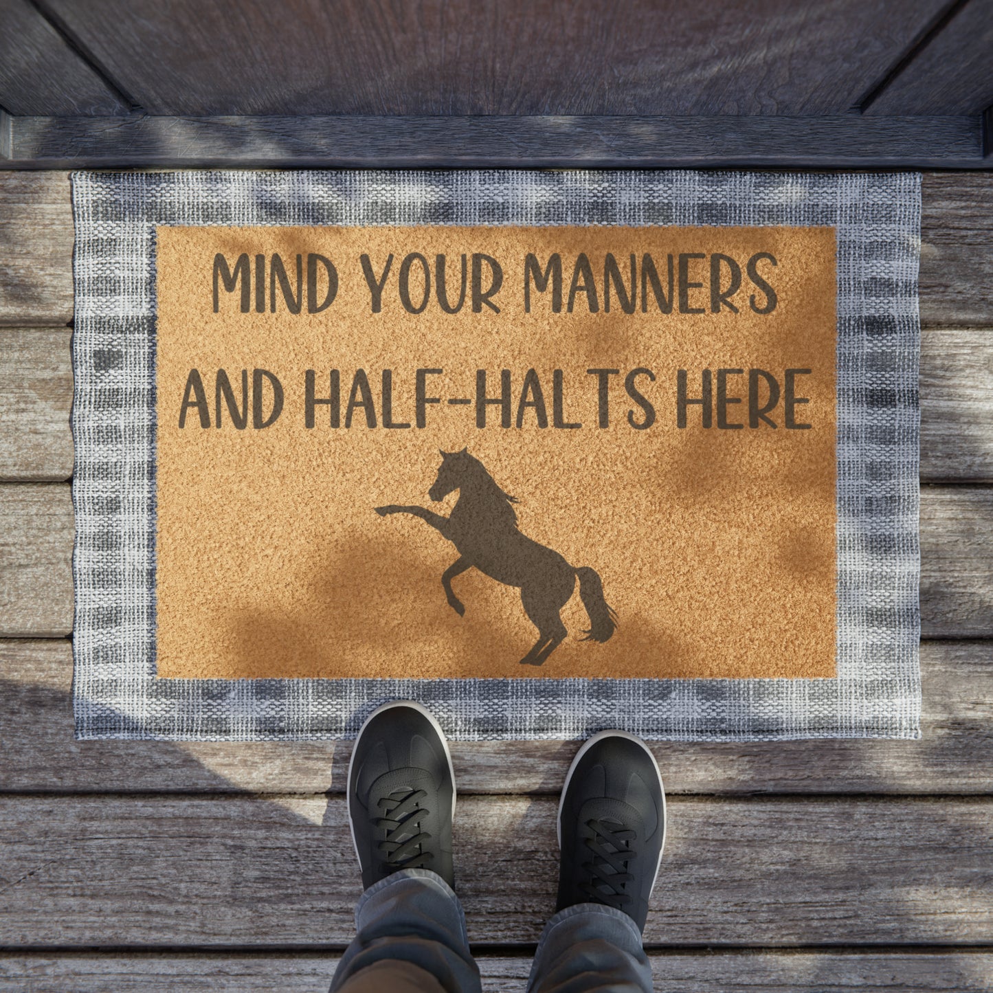 Barn doormat
