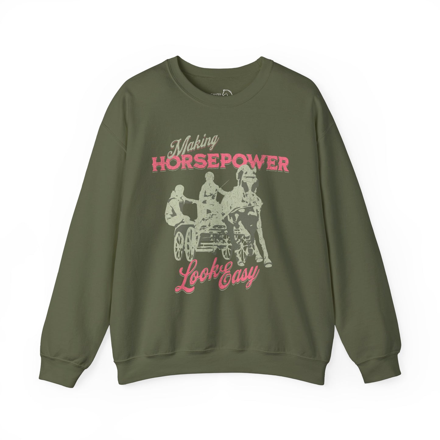 Horse driving sweatshirt