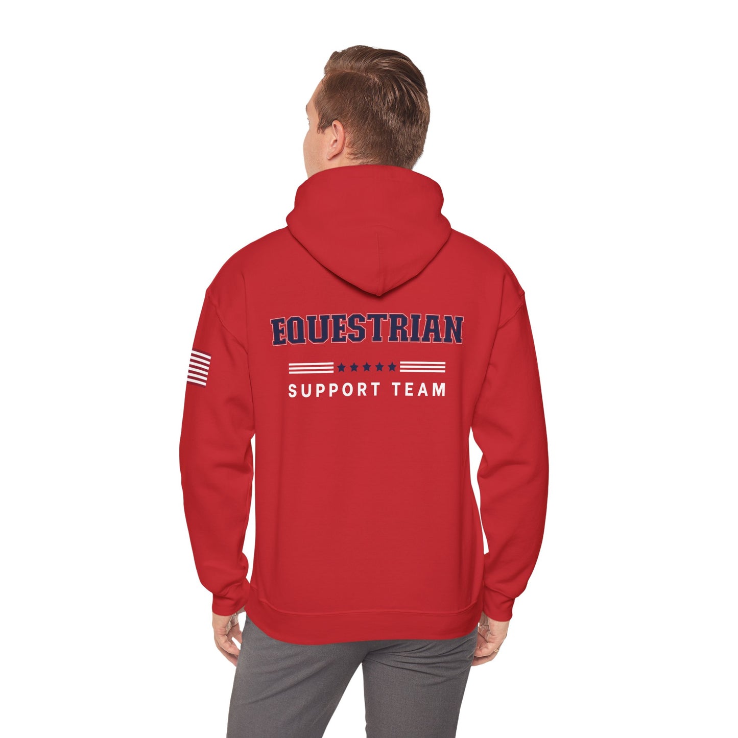 Patriotic Equestrian Support Team Hoodie
