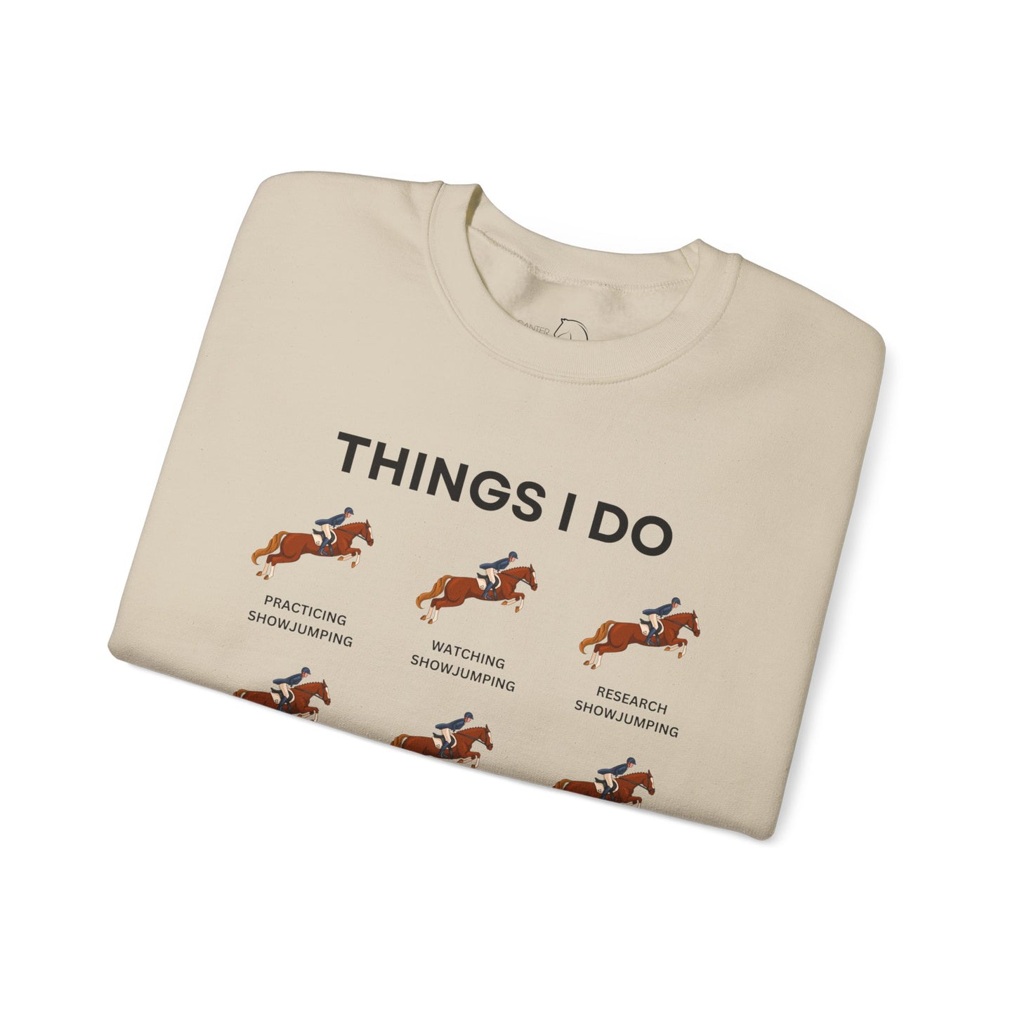 Tings I Do In My Spare Time Showjumping Sweatshirt