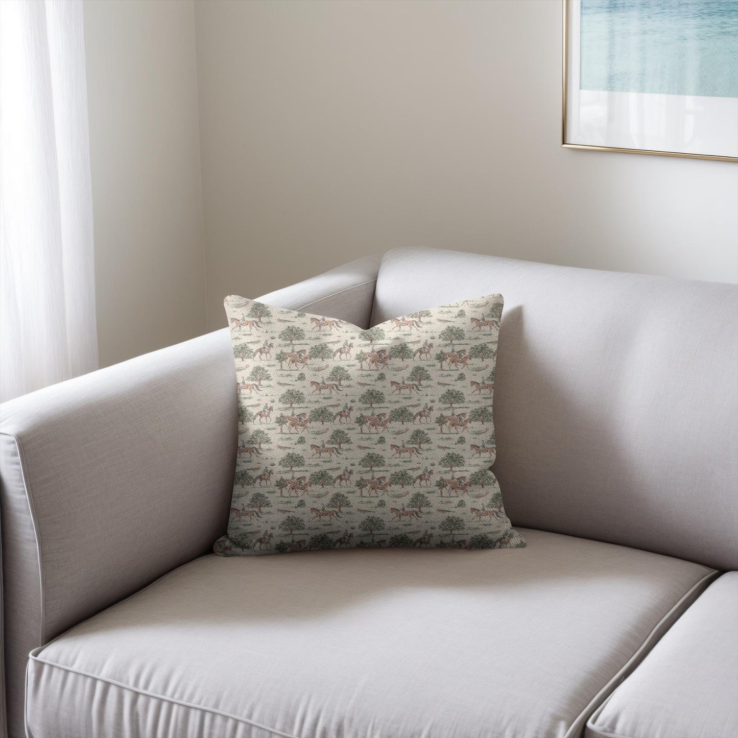 Equestrian Woven Pillow