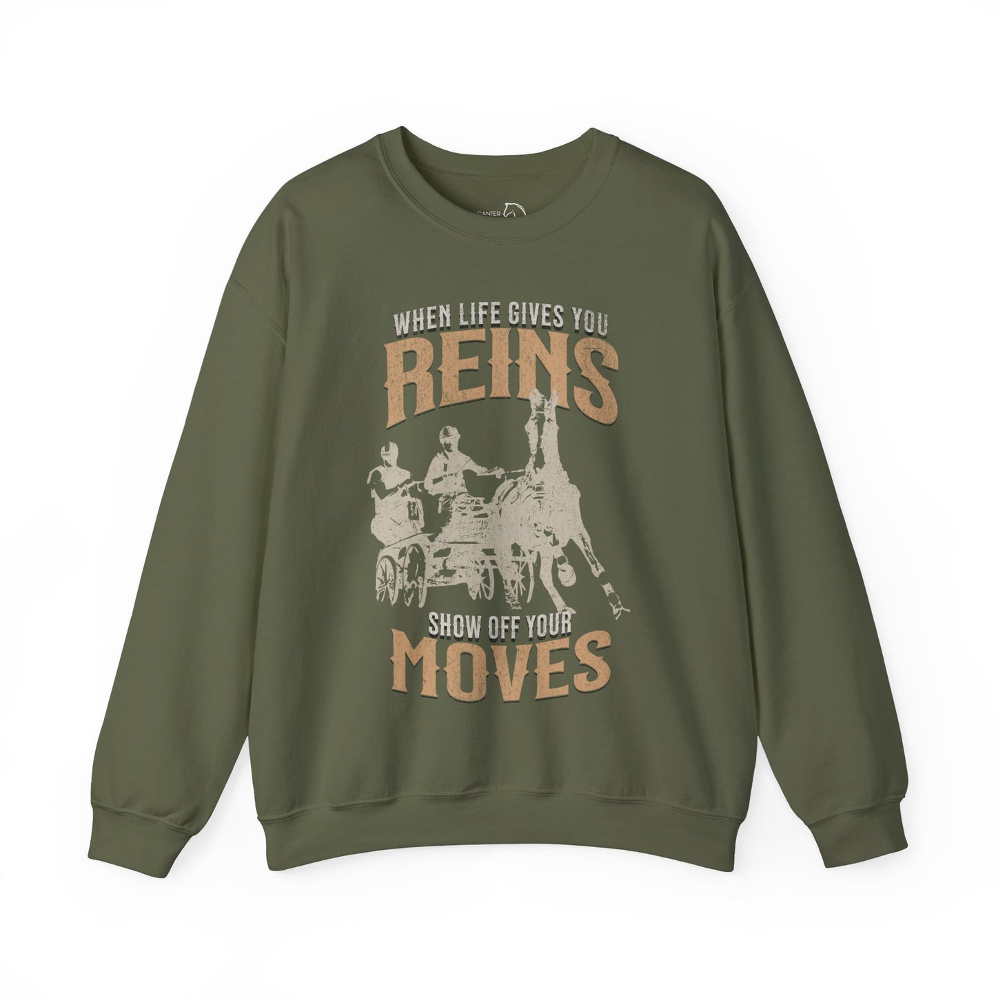 Horse driving sweatshirt