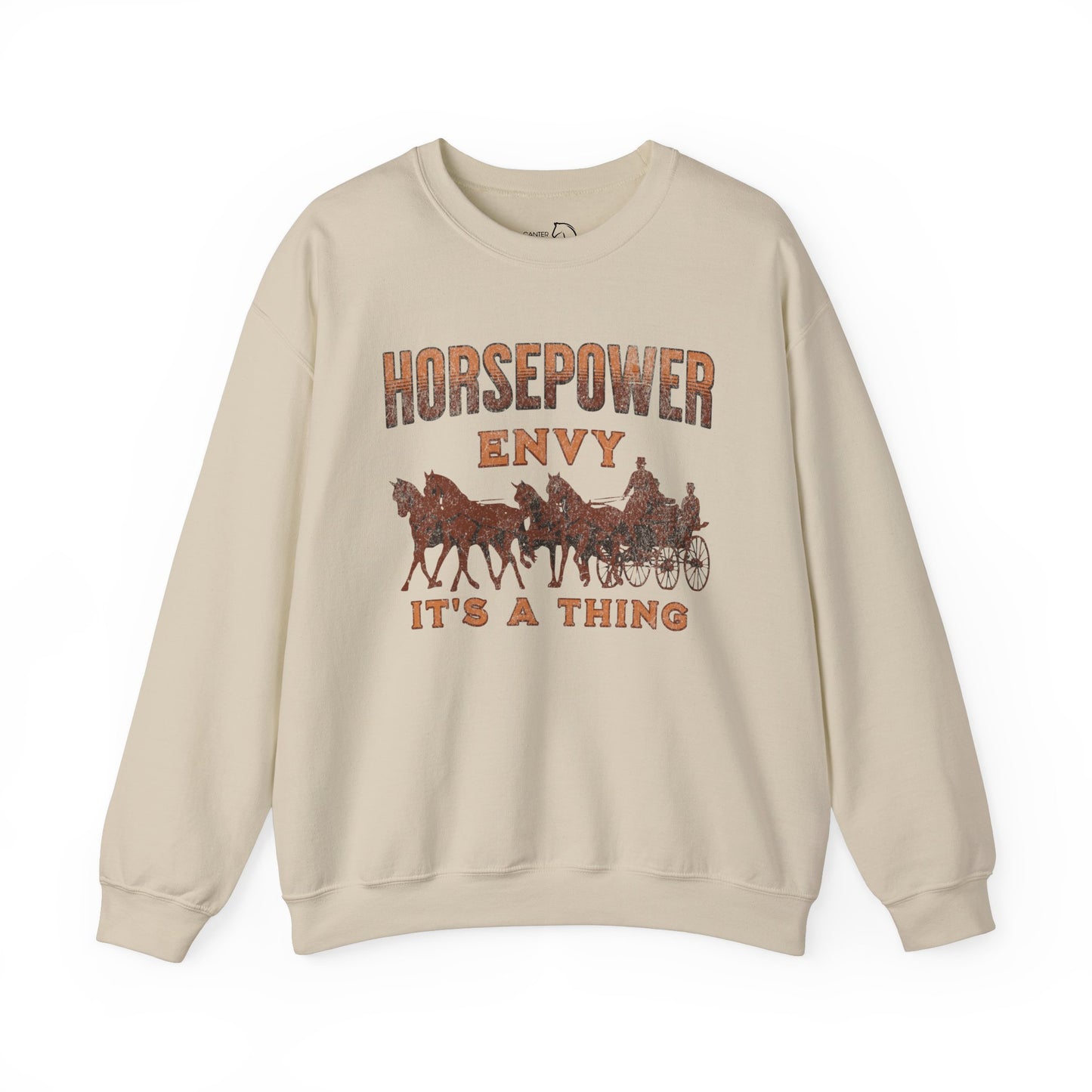 Horse driving sweatshirt