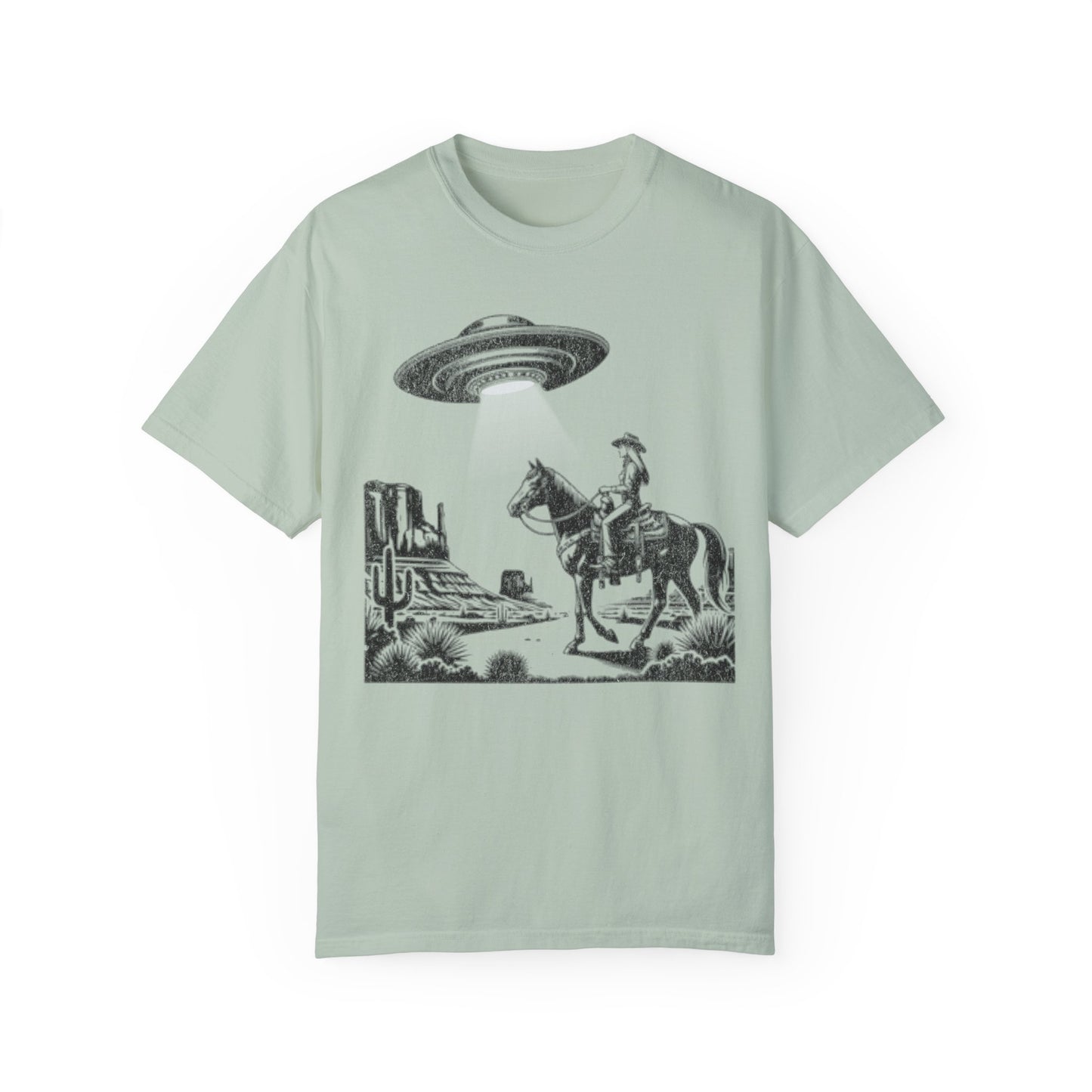 Western cowgirl UFO shirt