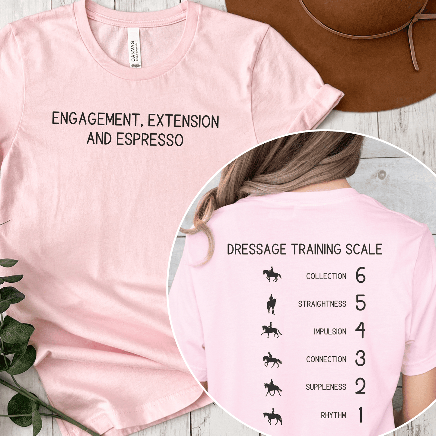 Dressage training scale shirt