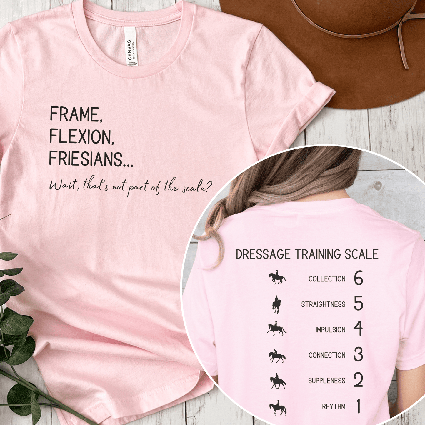 Dressage rider education scale shirt