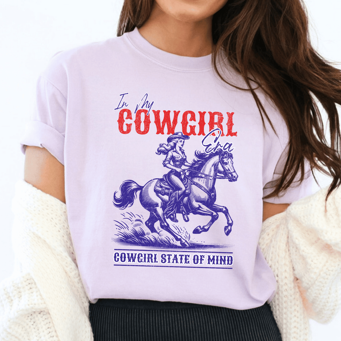 Retro Cowgirl Western Shirt – In My Cowgirl Era Tee