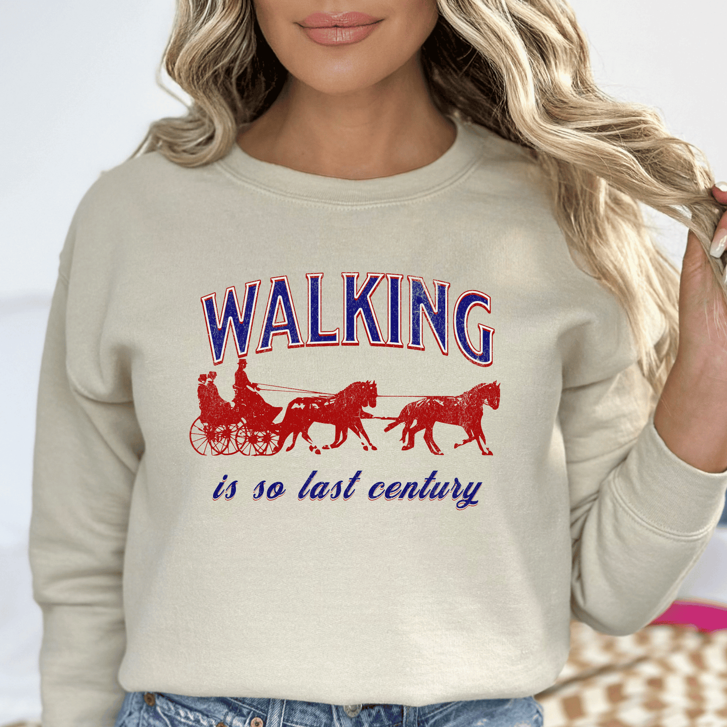 Horse driving sweatshirt