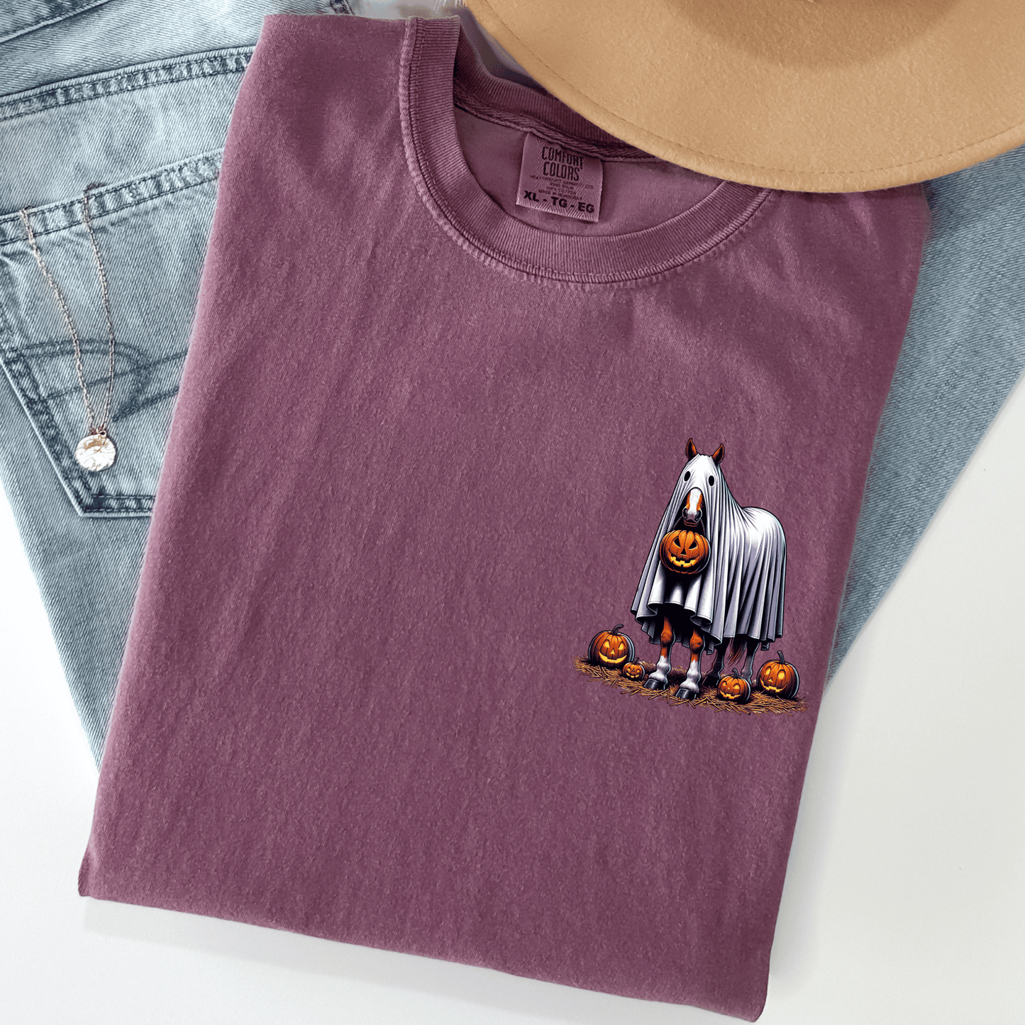 Horse Ghost Halloween Shirt