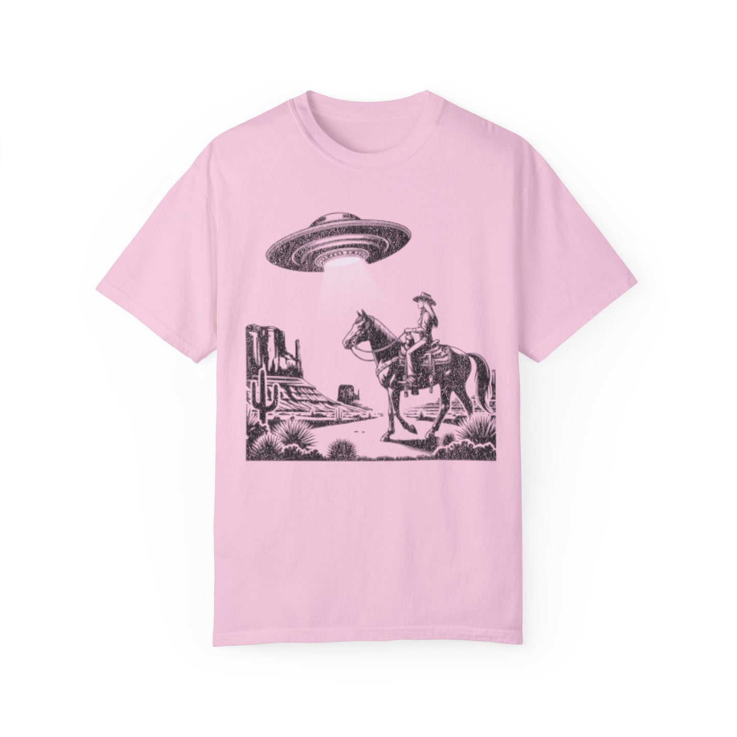 Western cowgirl UFO shirt