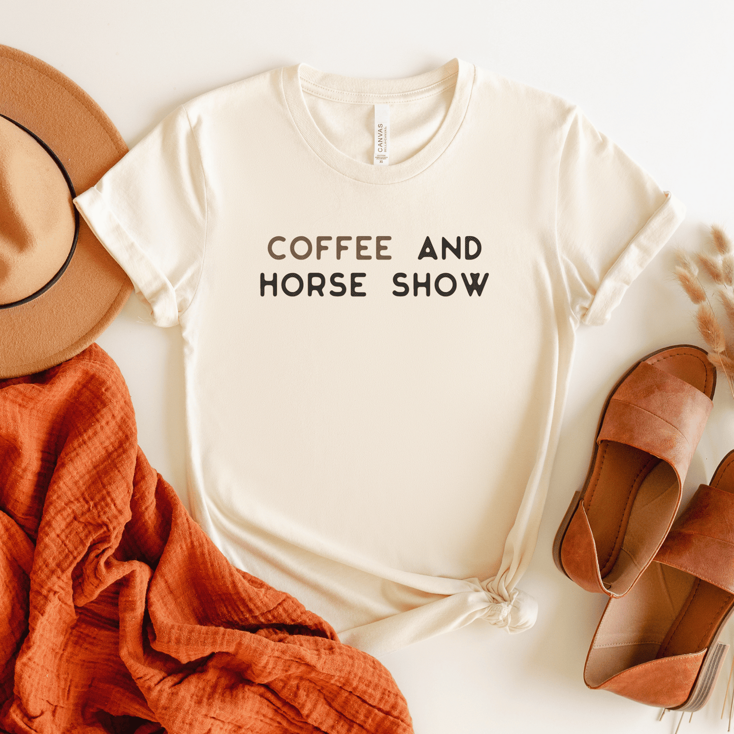 Horse coffee shirt