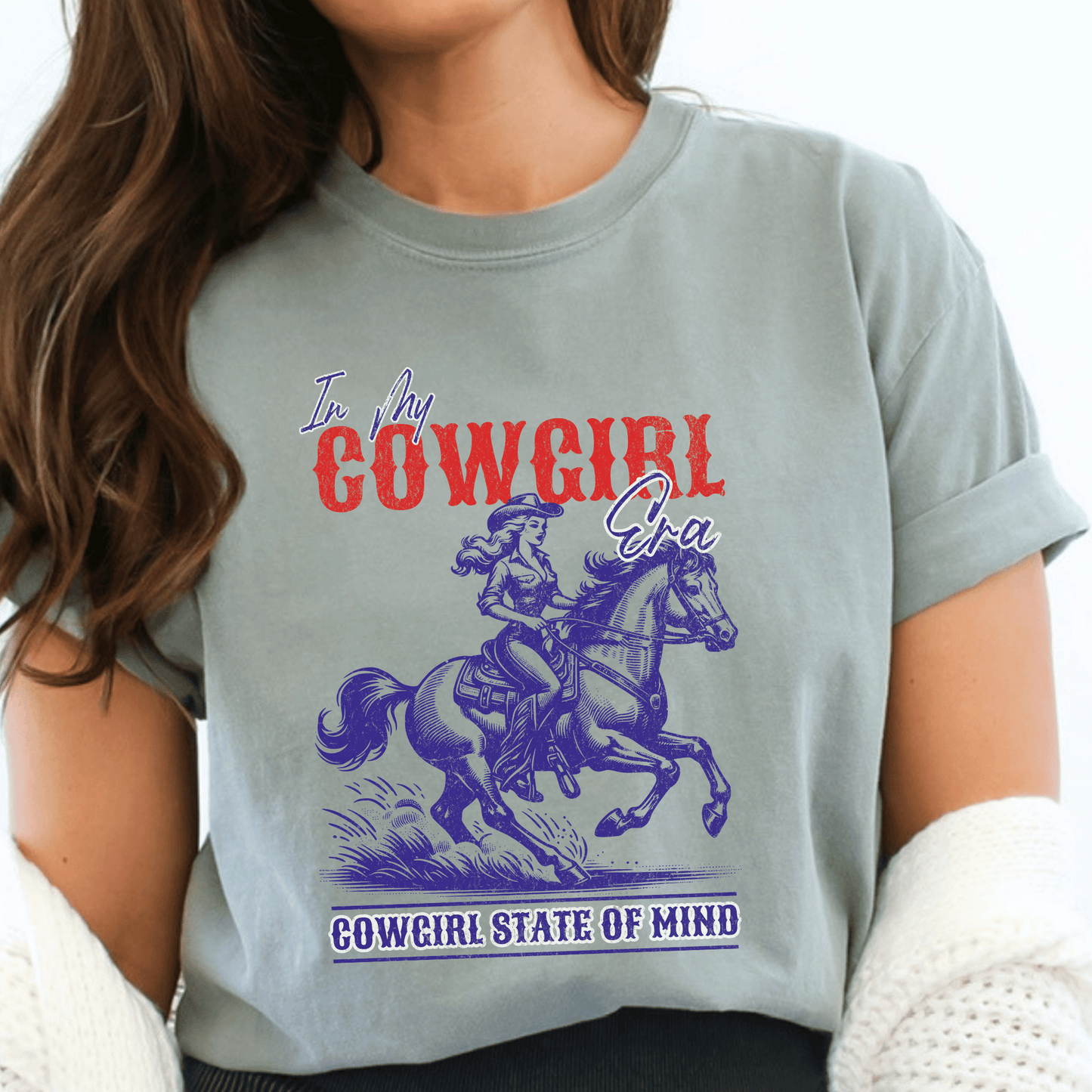 Retro Cowgirl Western Shirt – In My Cowgirl Era Tee