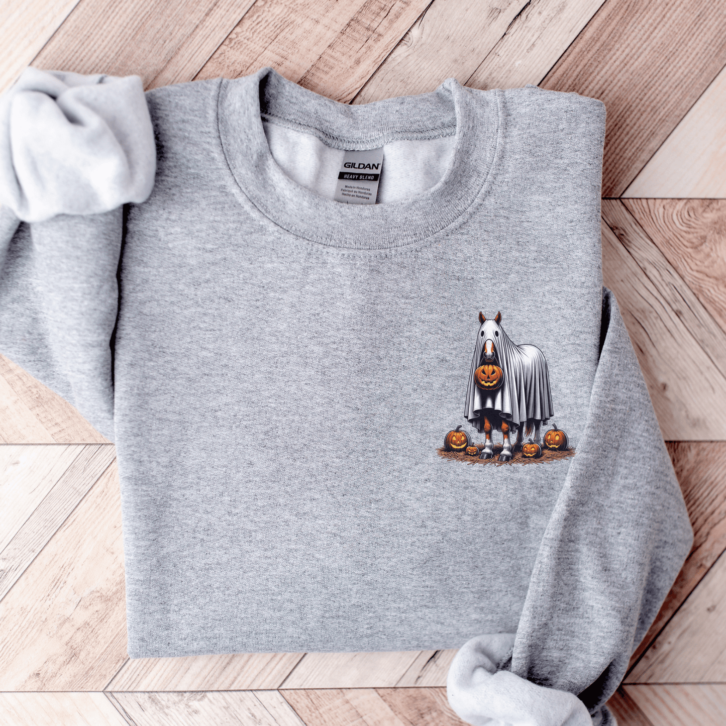 Halloween Horse Ghost Sweatshirt