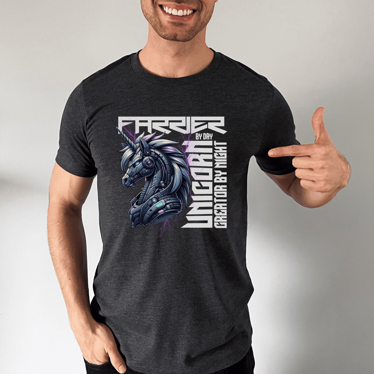 Farrier unicorn graphic shirt