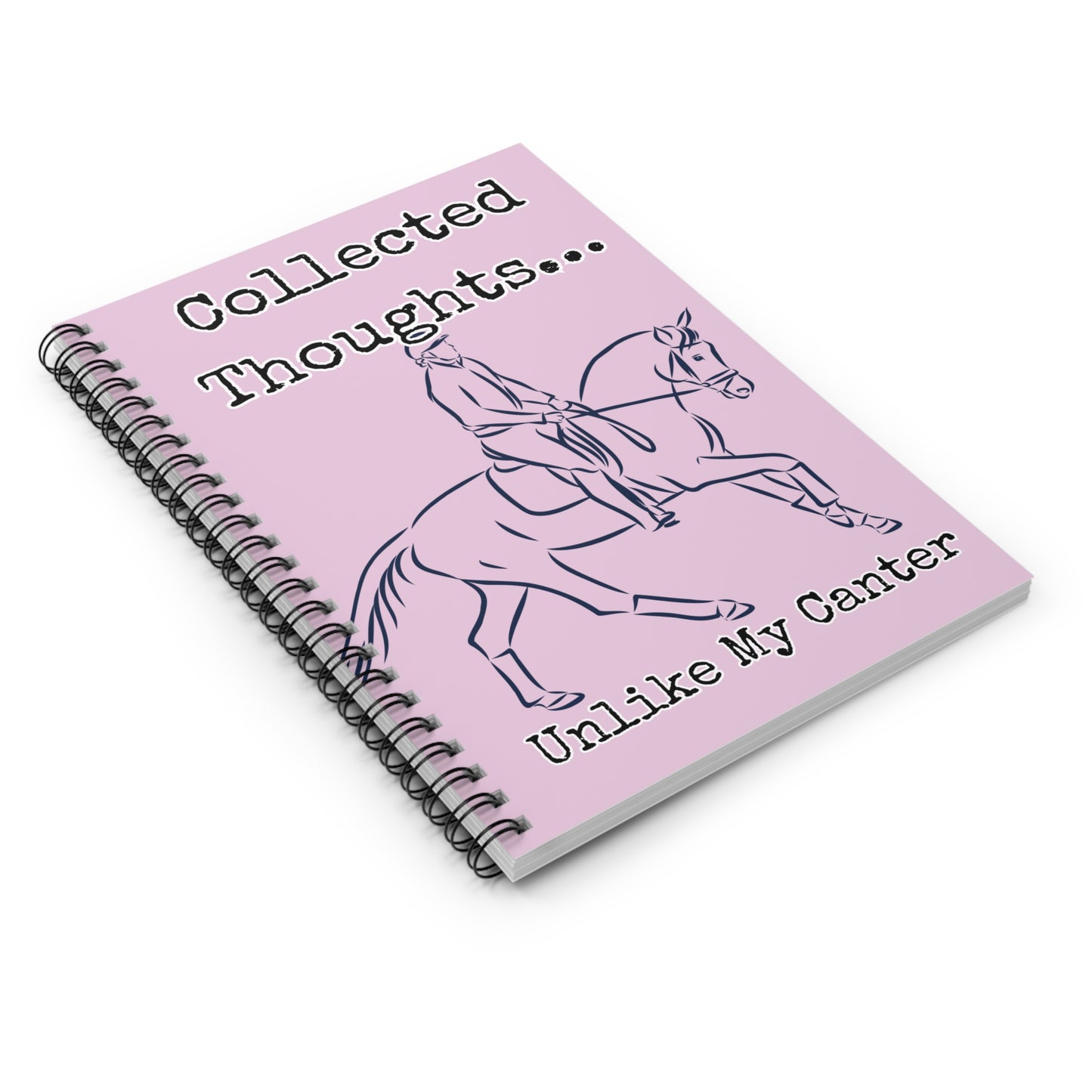 Horse Rider Spiral Notebook