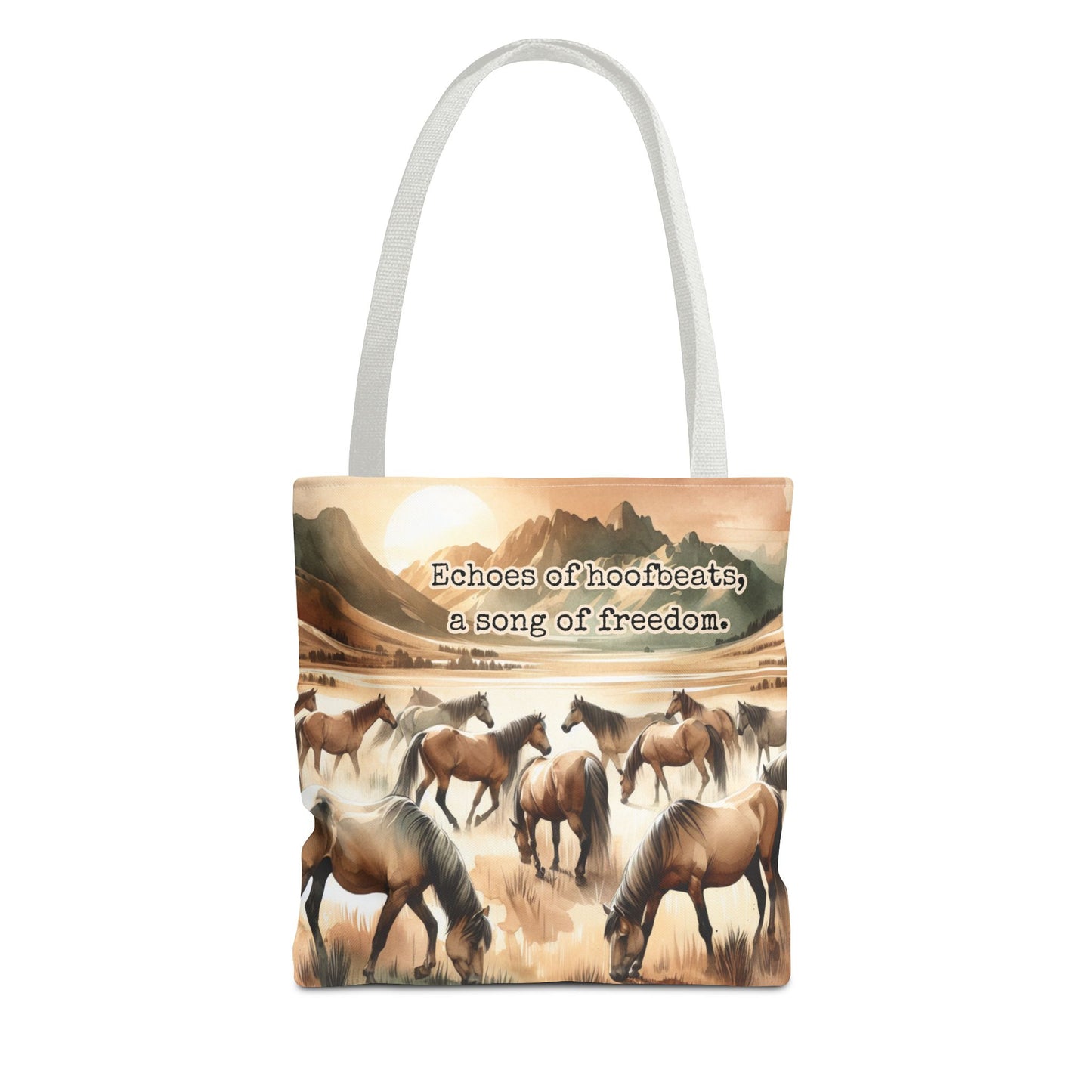 Wild Horse Sunrise Tote Bag