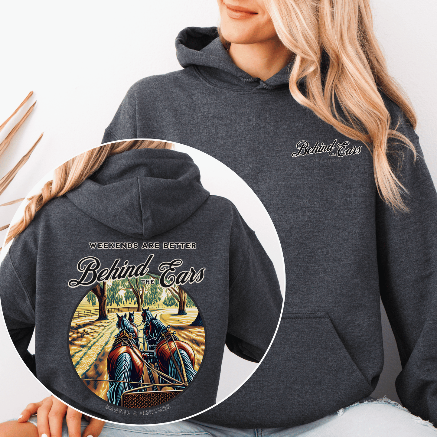 Behind The Ears Hoodie, Combined Driving Four in Hand