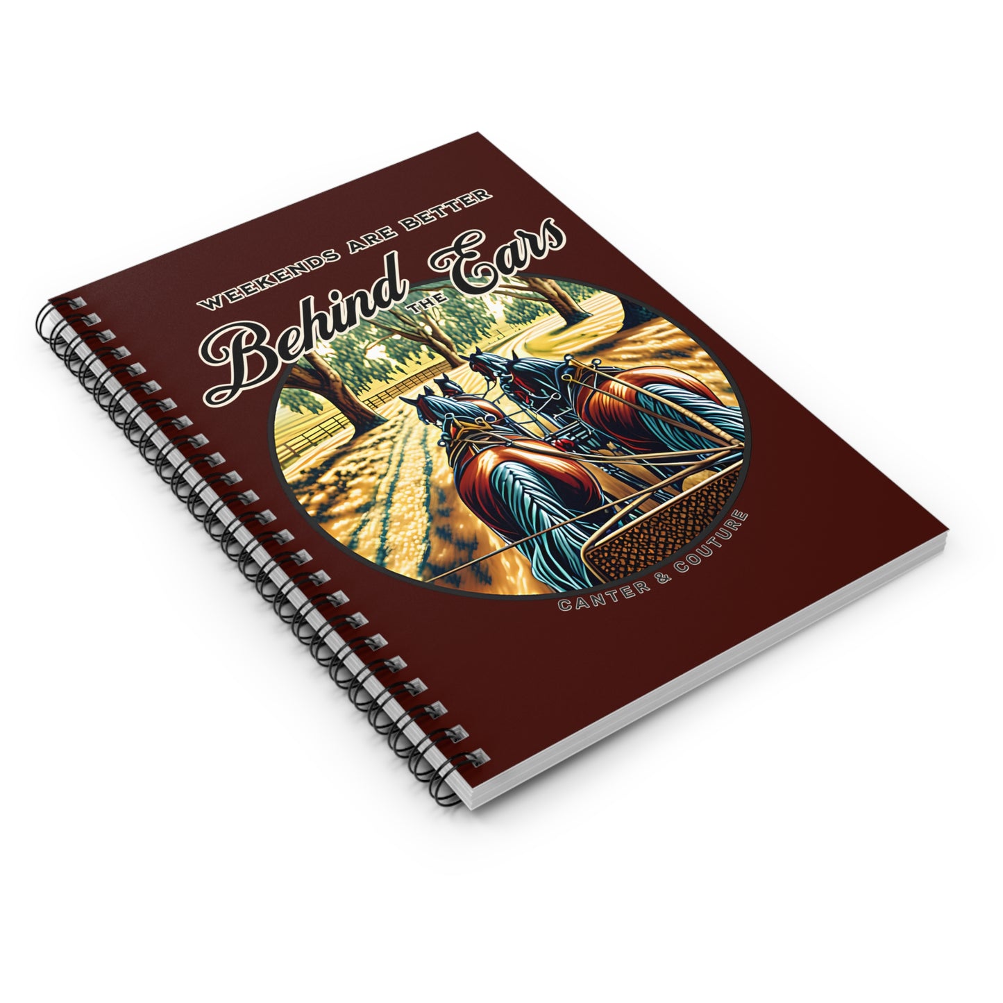 Behind The Ears – Four-in-Hand Driving Spiral Notebook