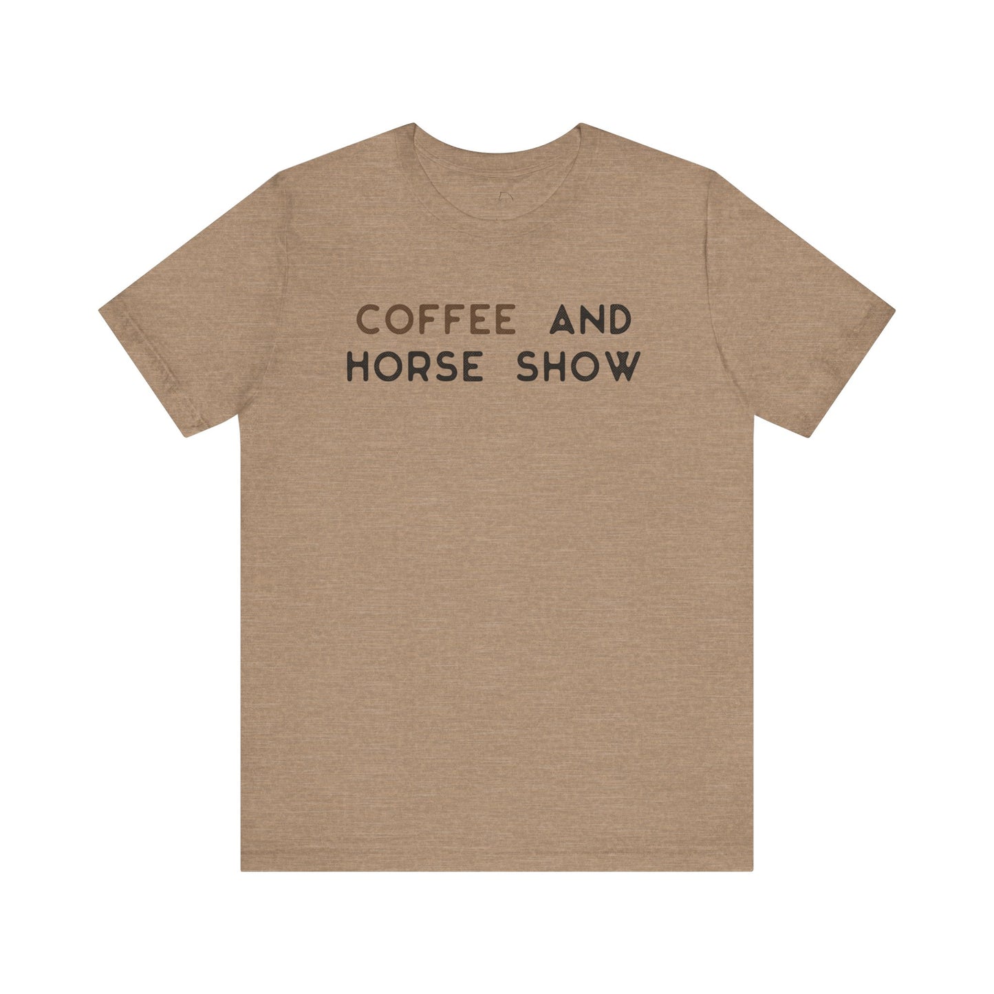 Horse coffee shirt