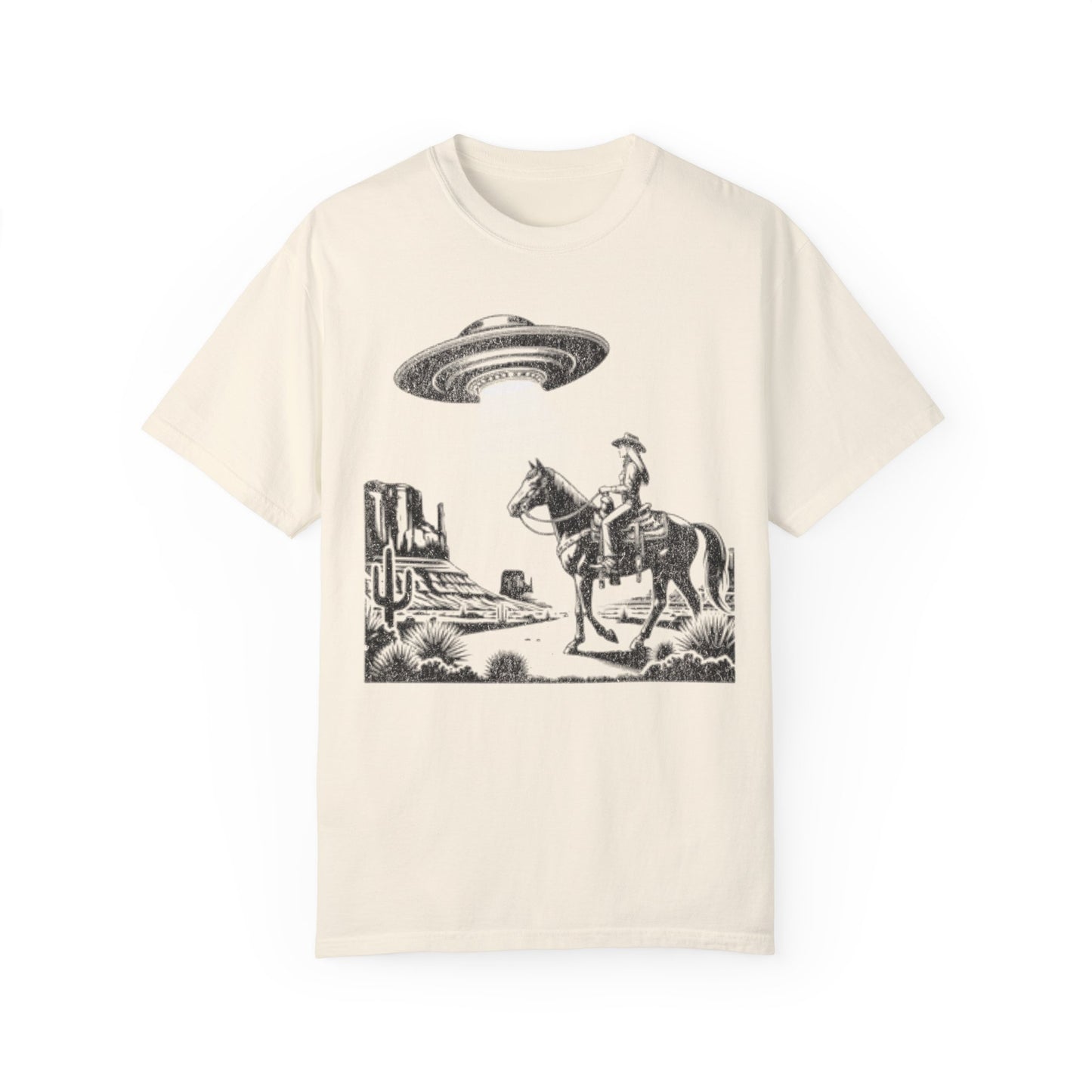 Western cowgirl UFO shirt