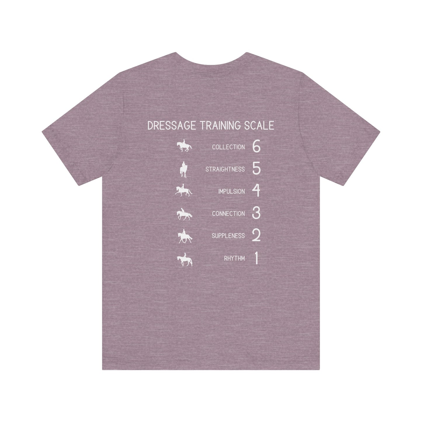 Dressage training scale shirt