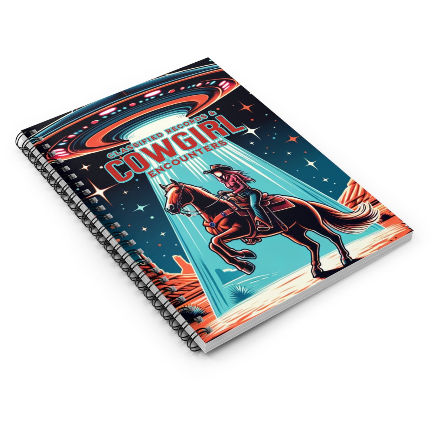 Cowgirl Spiral Notebook