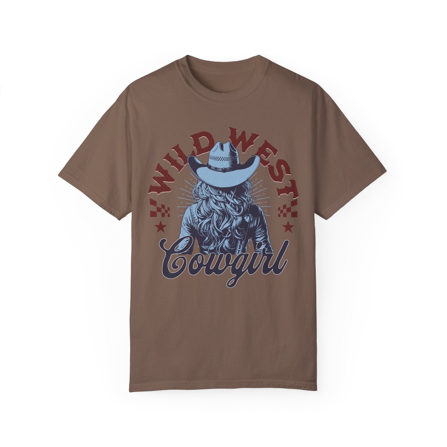 Retro wild west cowgirl shirt