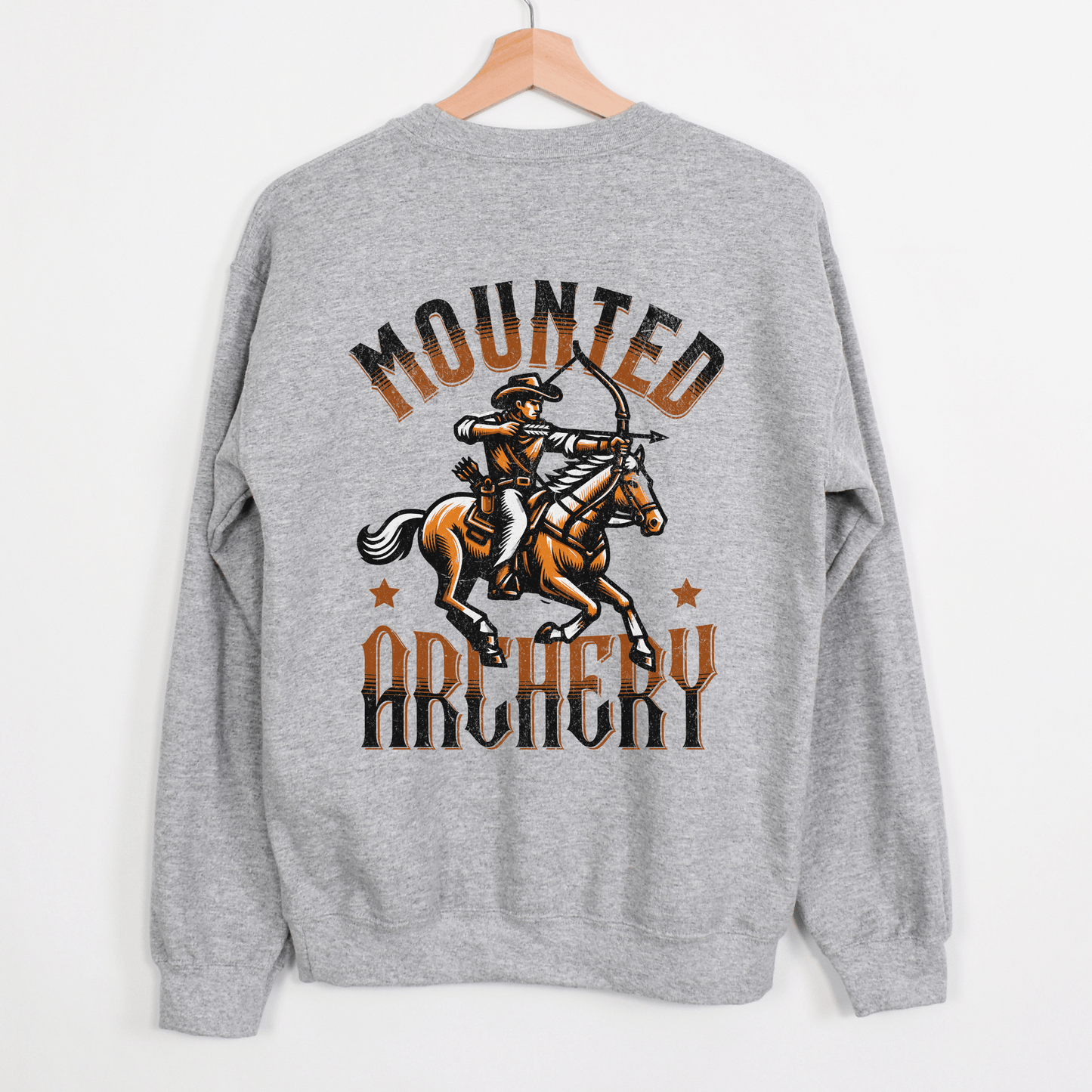 Horseback archery sweatshirt