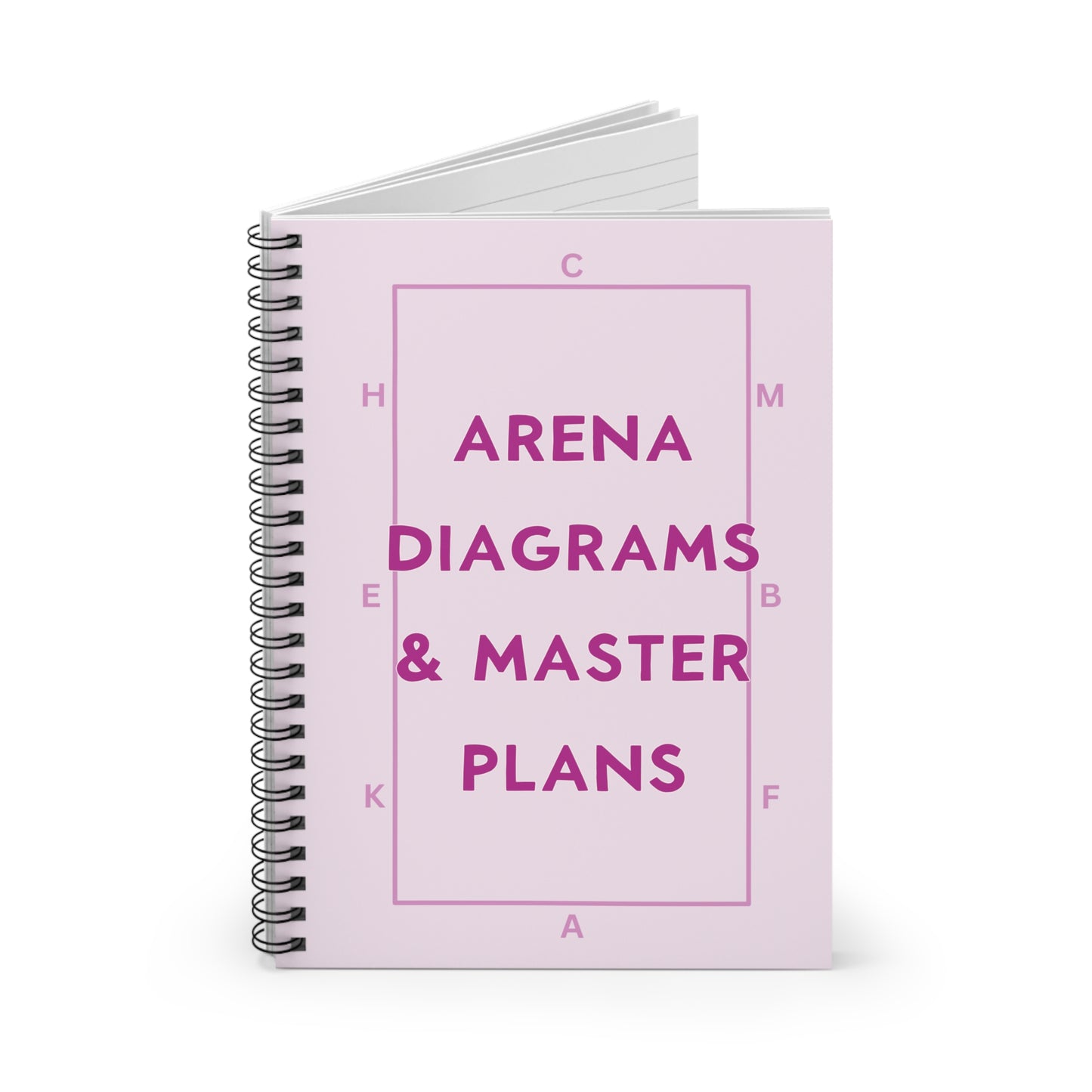Arena diagrams Spiral Notebook