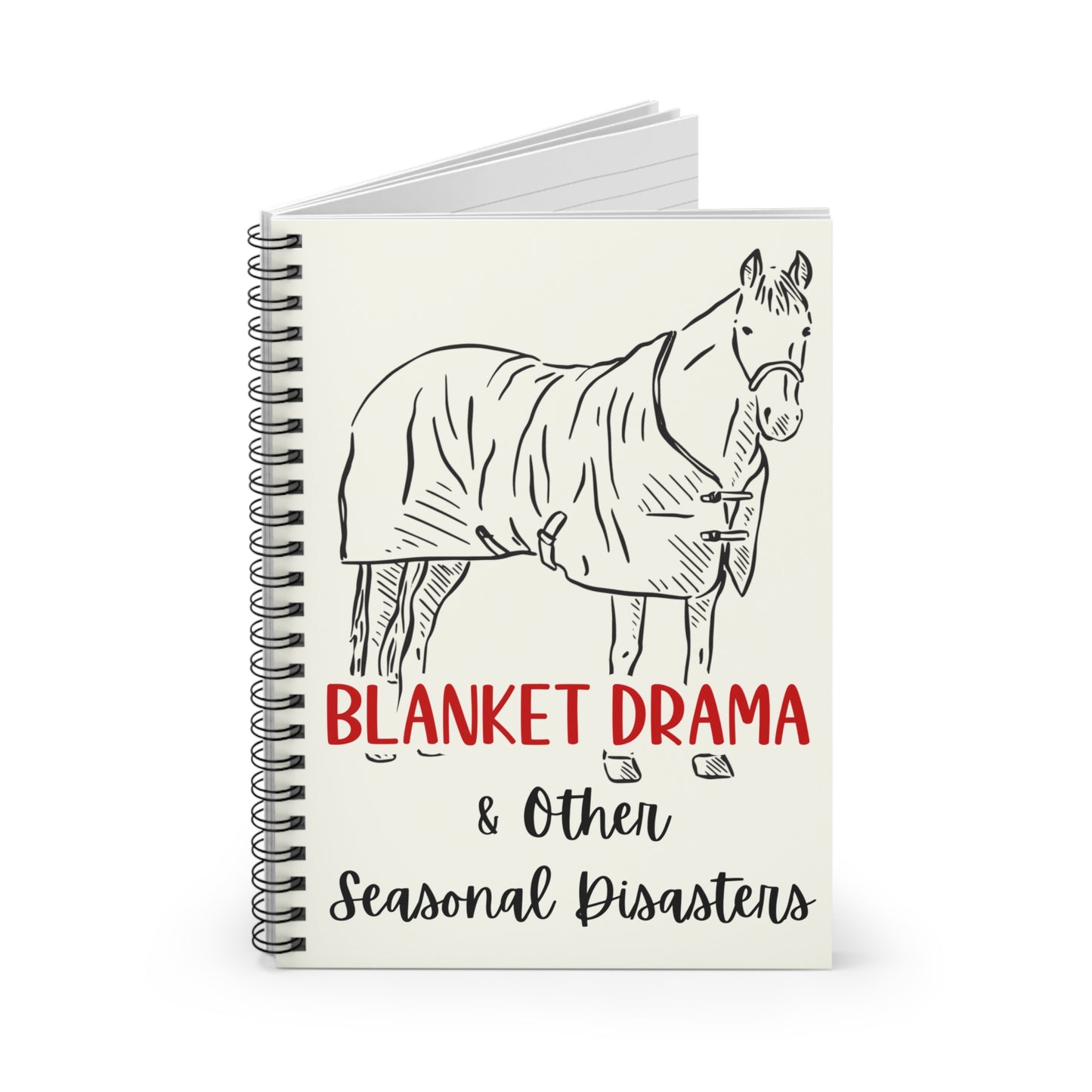 Horse Barn Spiral Notebook