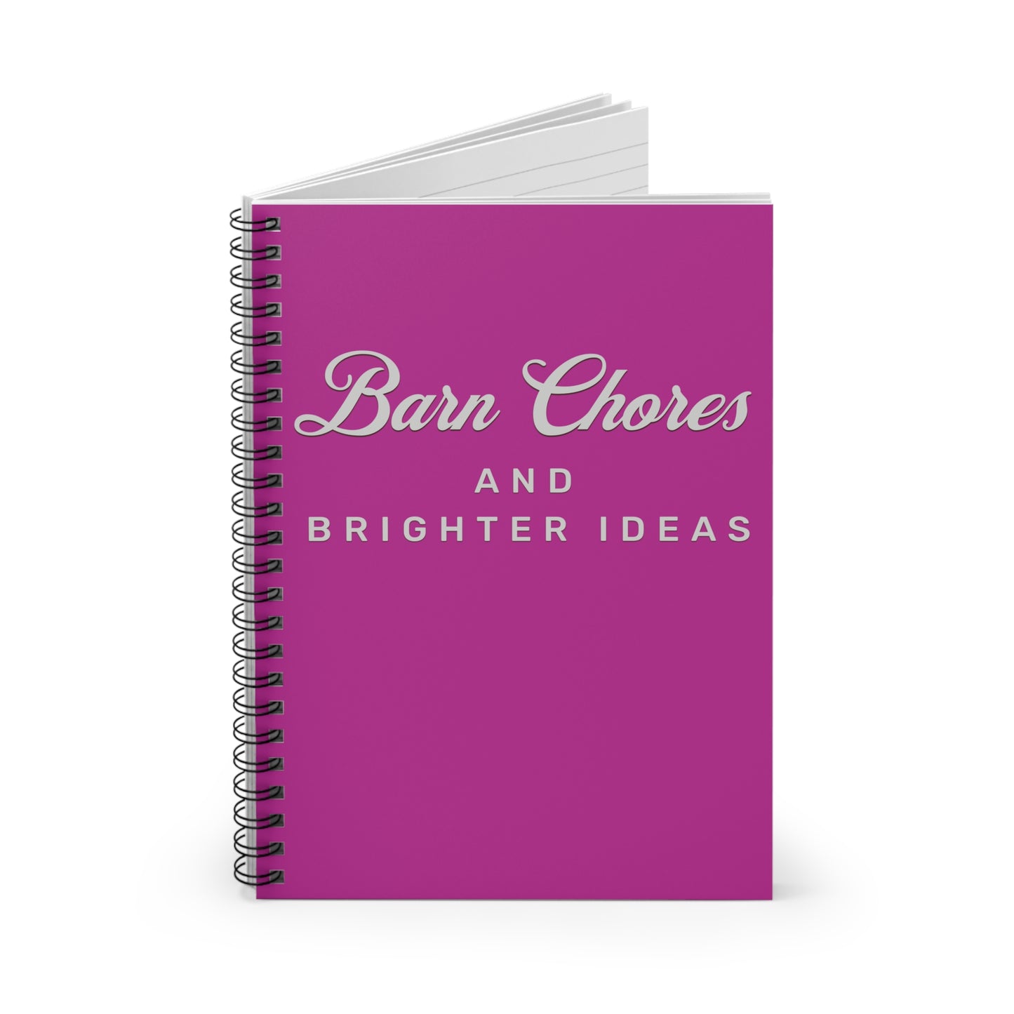 Horse Barn Spiral Notebook
