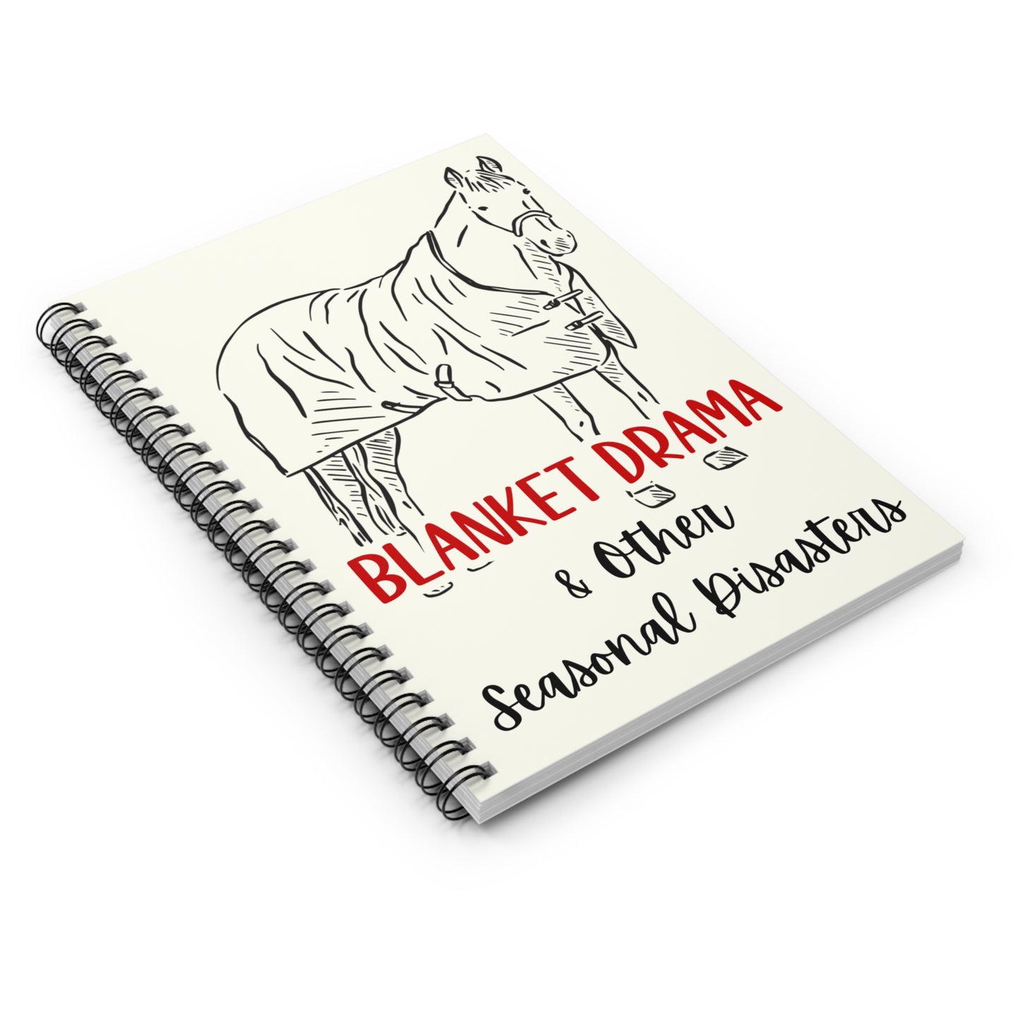 Horse Barn Spiral Notebook