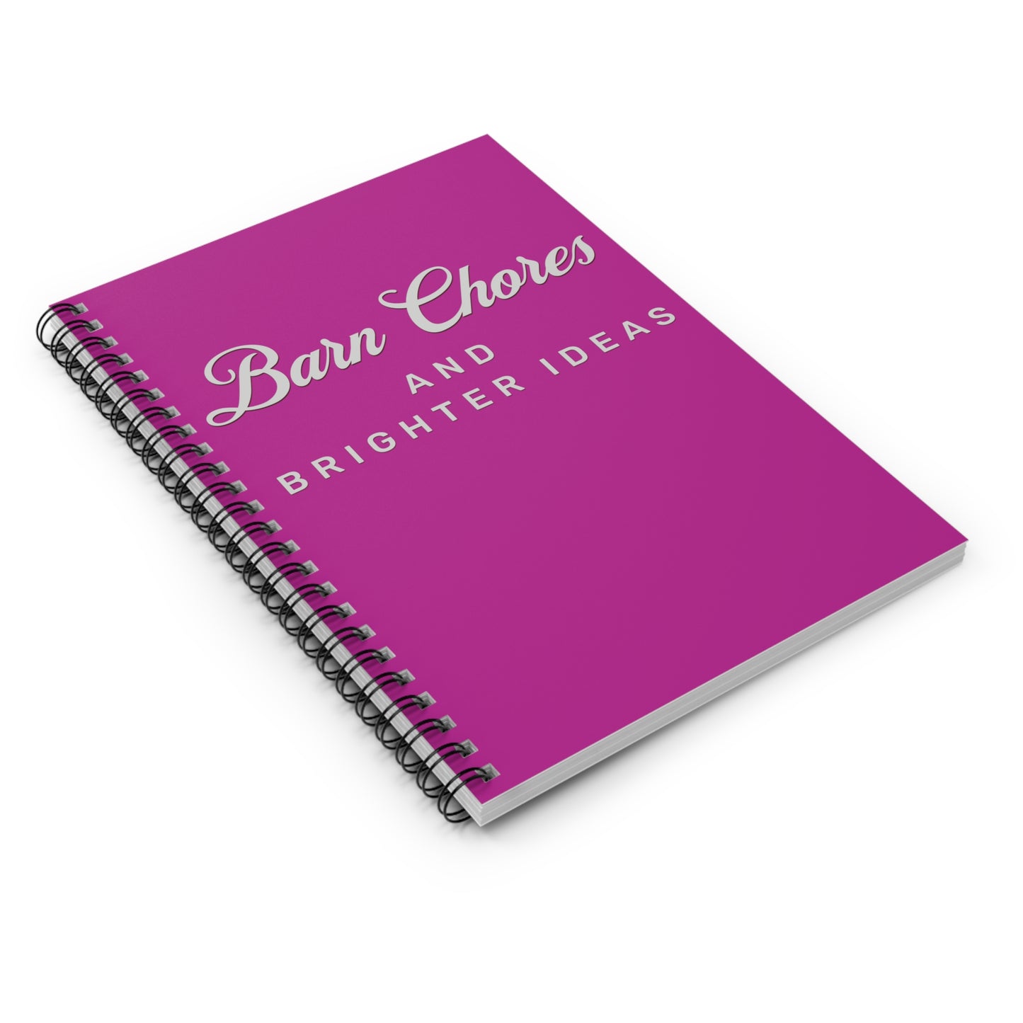 Horse Barn Spiral Notebook