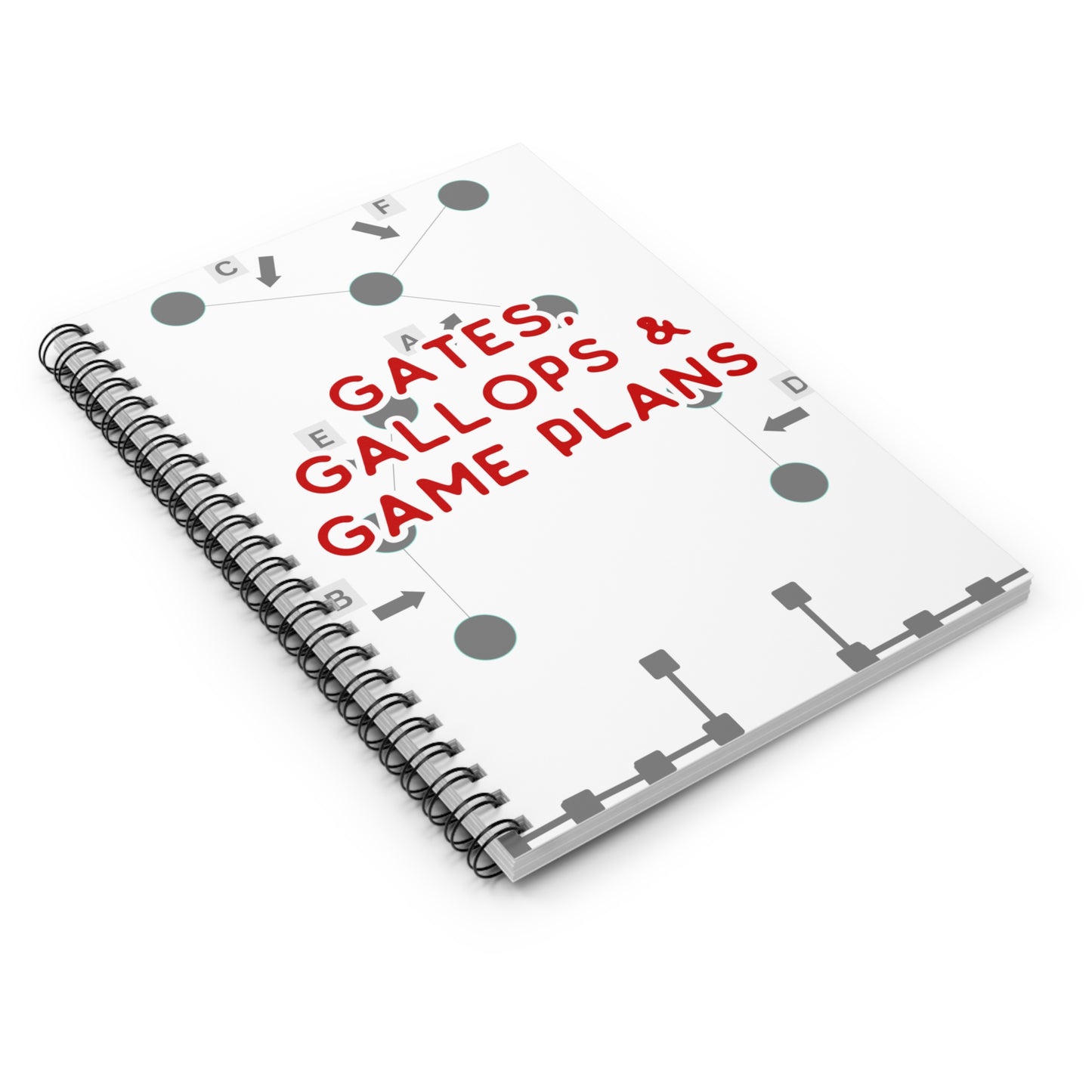 Carriage Driving Spiral Notebook