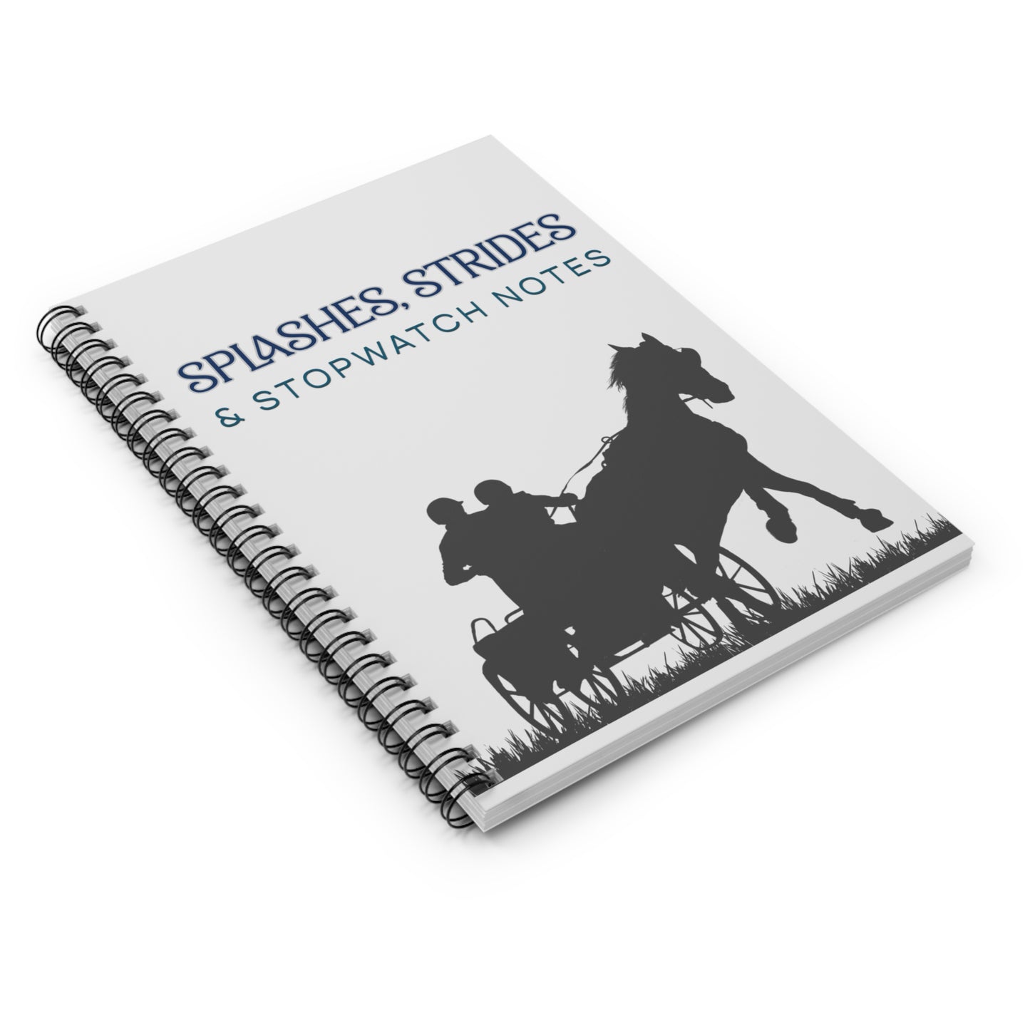 Horse Driving Spiral Notebook