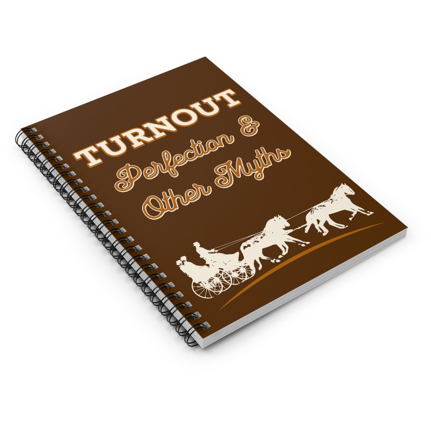 Carriage Driving Spiral Notebook