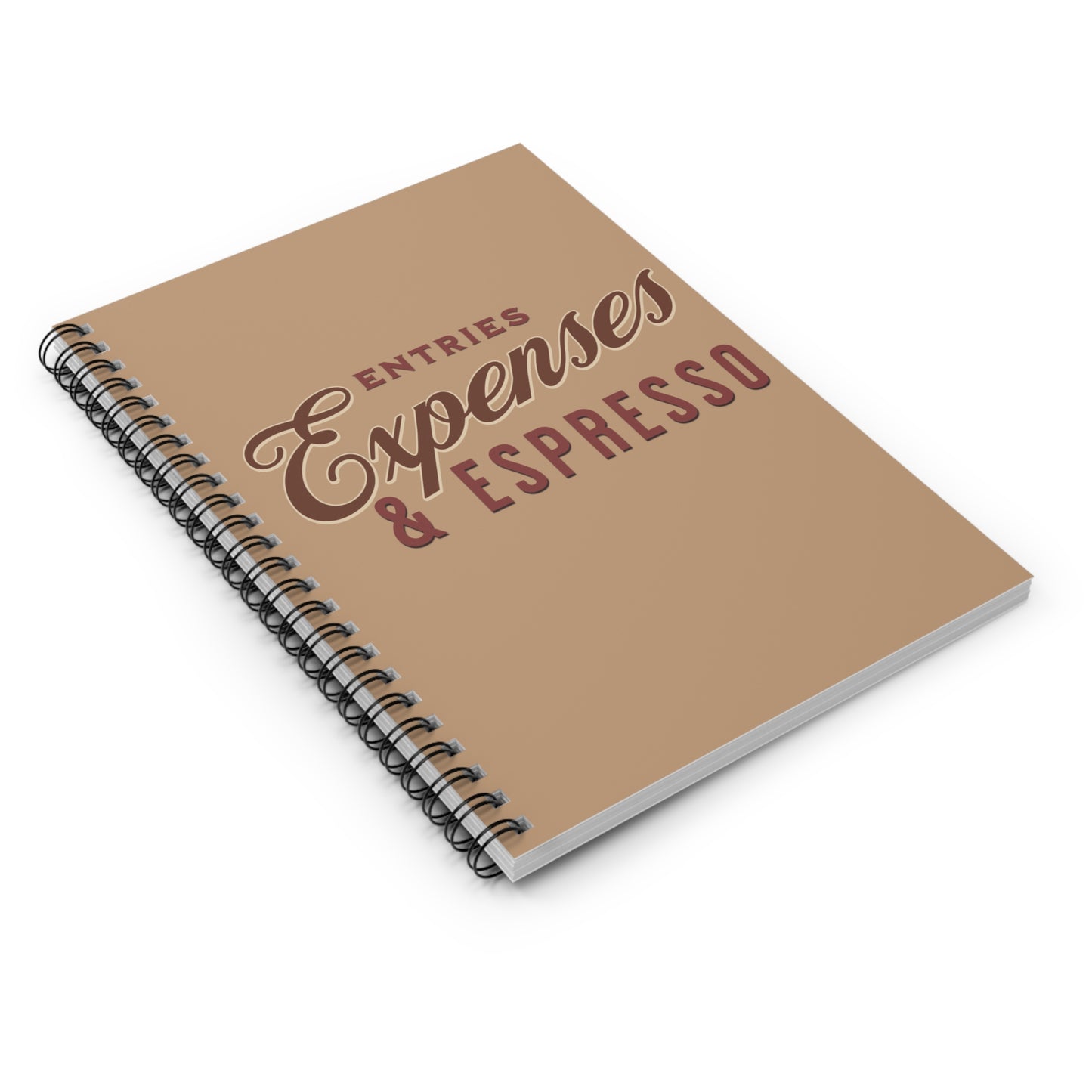 Entries expenses Spiral Notebook