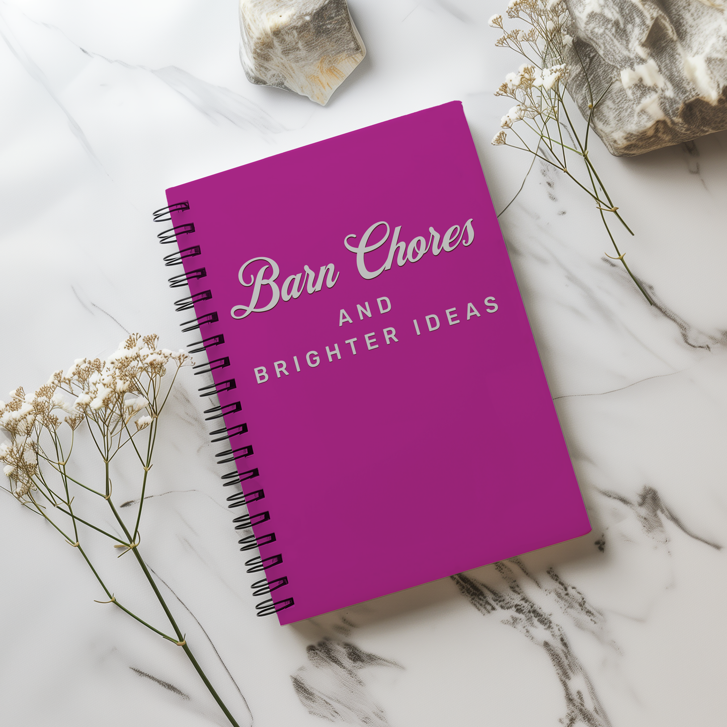 Horse Barn Spiral Notebook