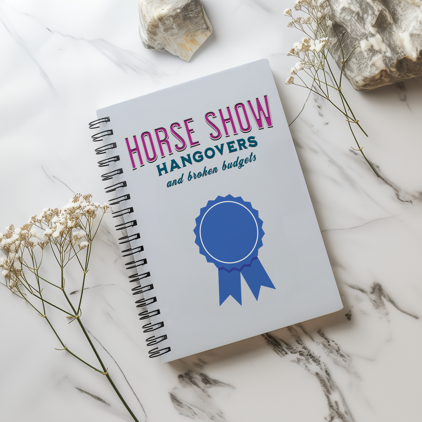 Horse show Spiral Notebook