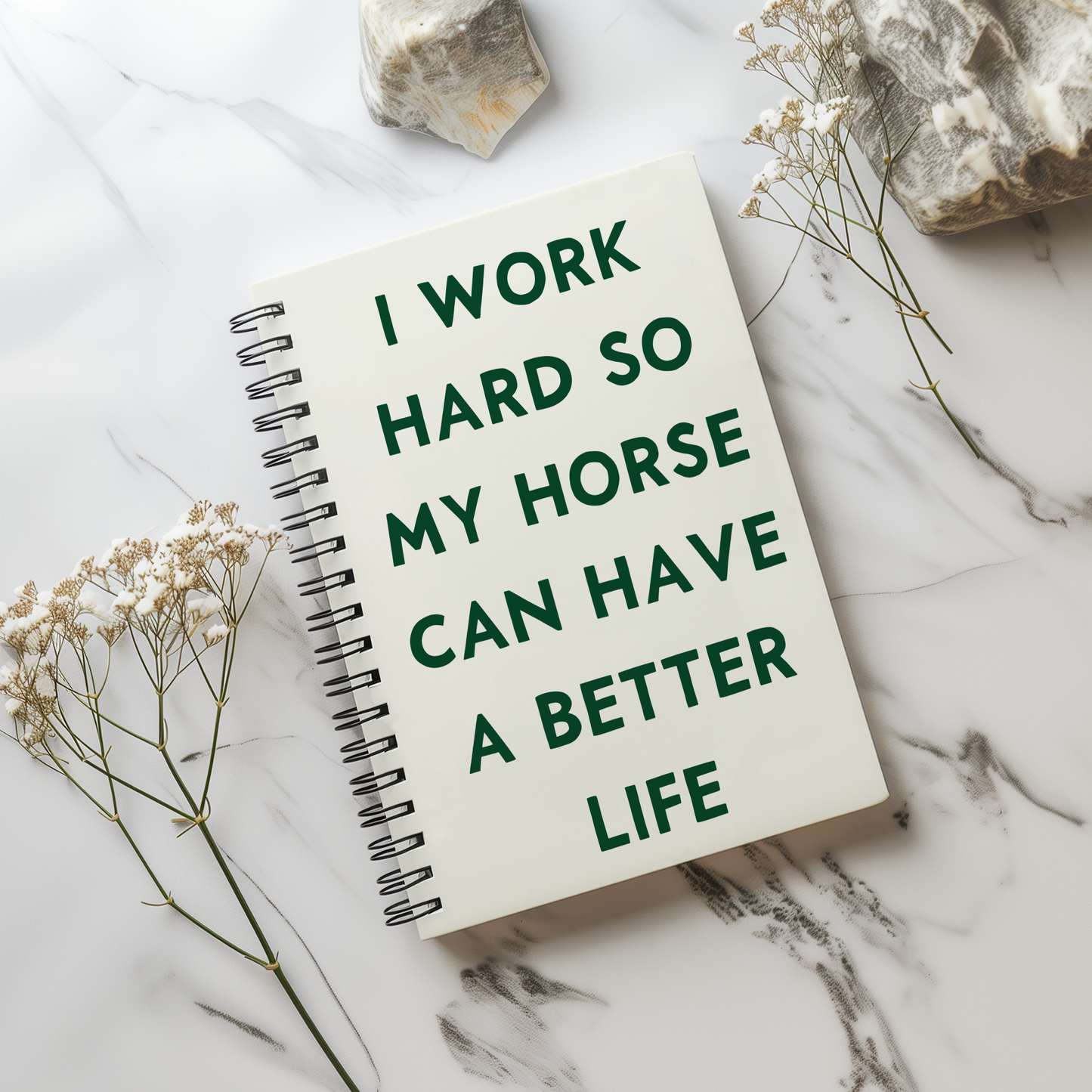 Funny Horse Owner Spiral Notebook