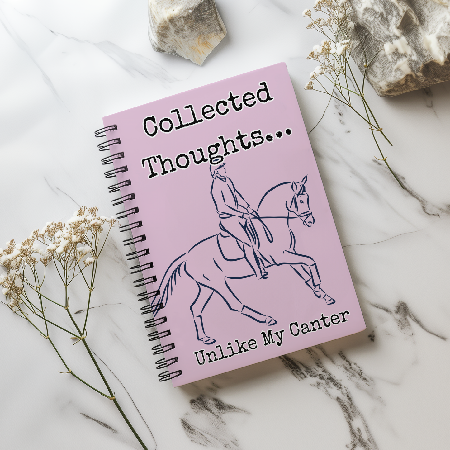 Horse Rider Spiral Notebook